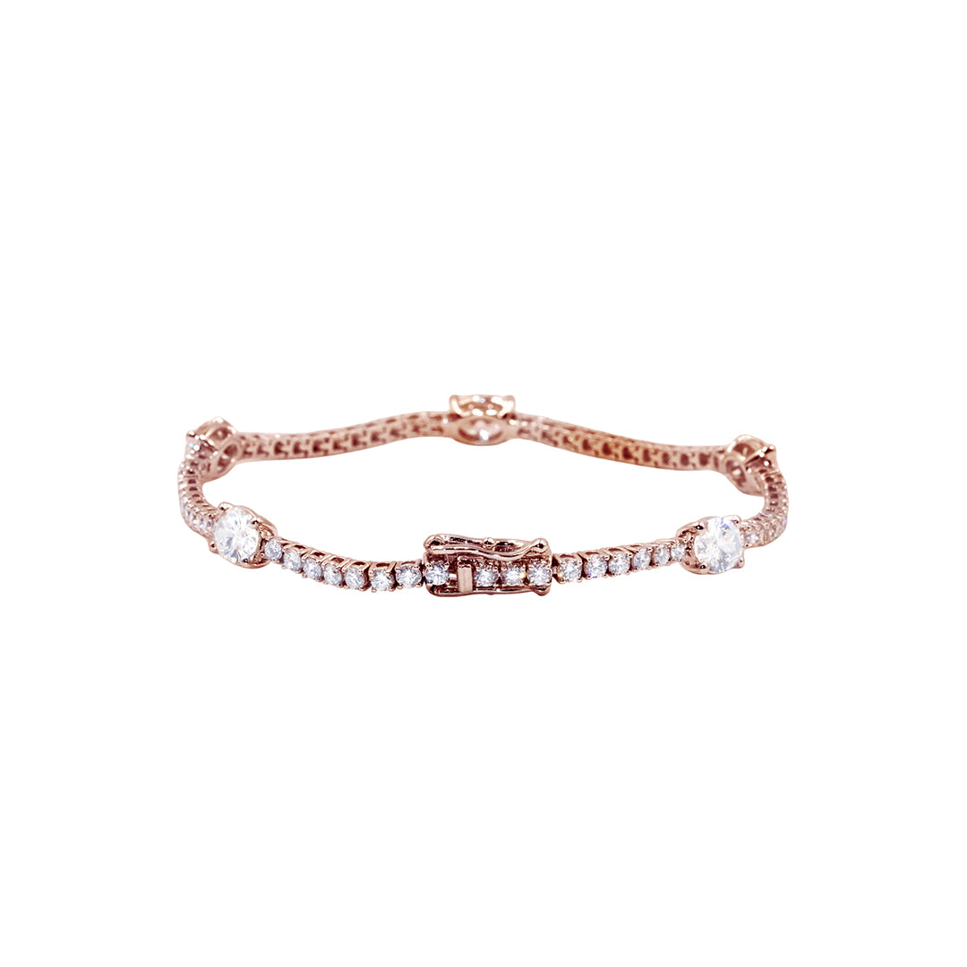 Oval Symphony Diamond Bracelet