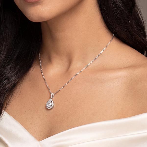 Marais Pear Lab Grown Diamond Pendant