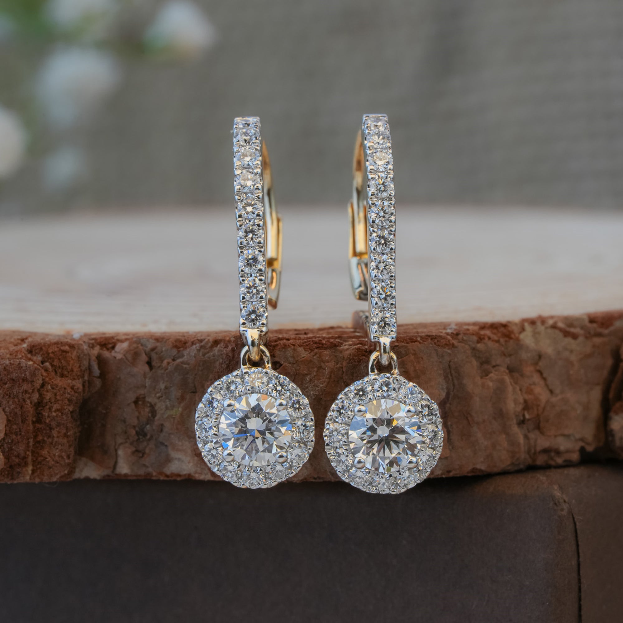 Infinite Grace Solitaire Lab Grown Diamond Earrings