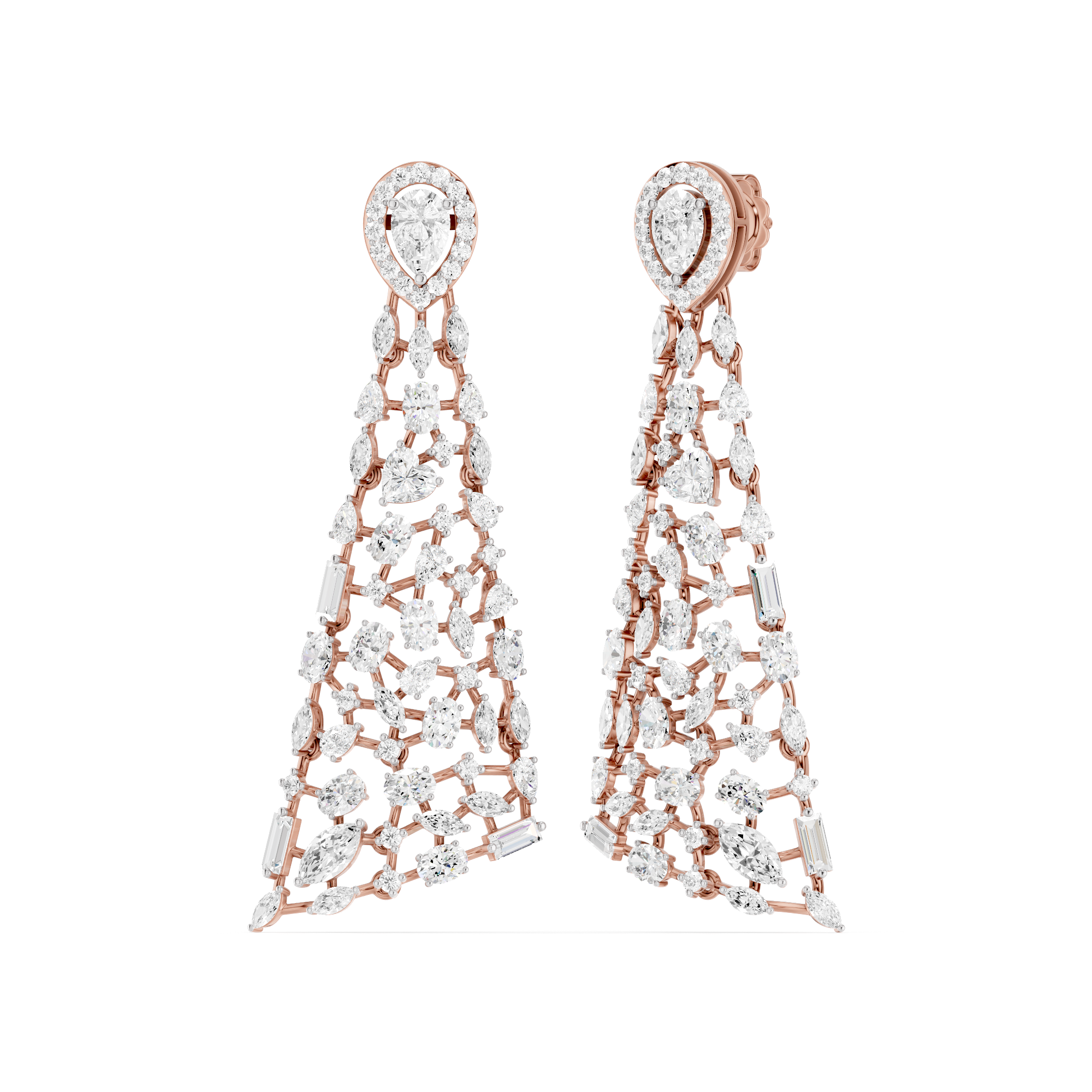 The Imperial Mosaic Lab Grown Diamond Earrings