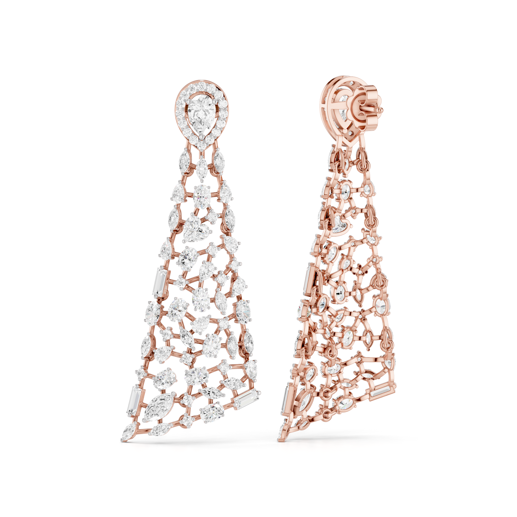 The Imperial Mosaic Lab Grown Diamond Earrings