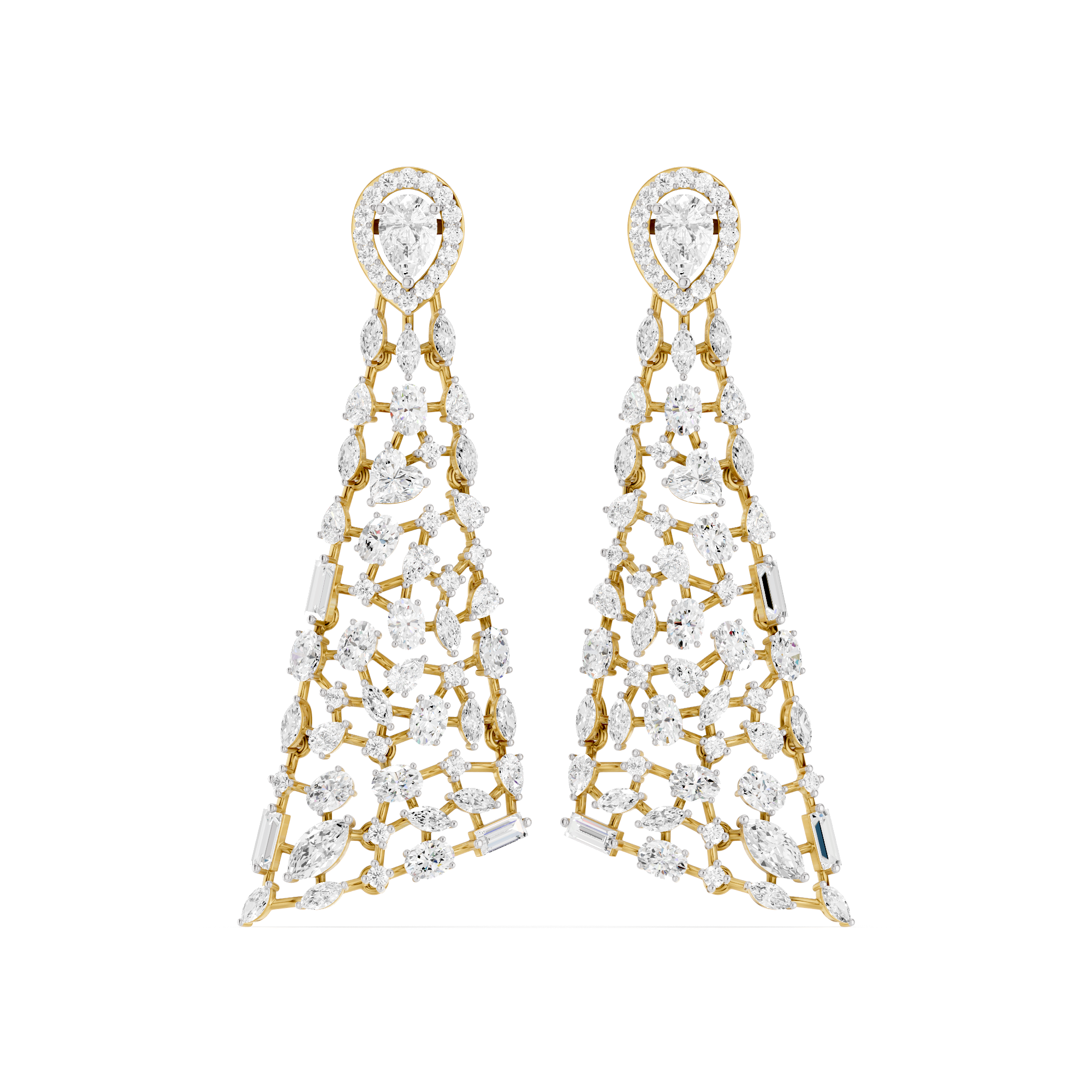 The Imperial Mosaic Lab Grown Diamond Earrings