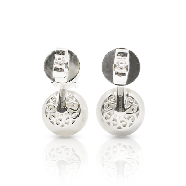 Pearl Radiance Diamond Earrings