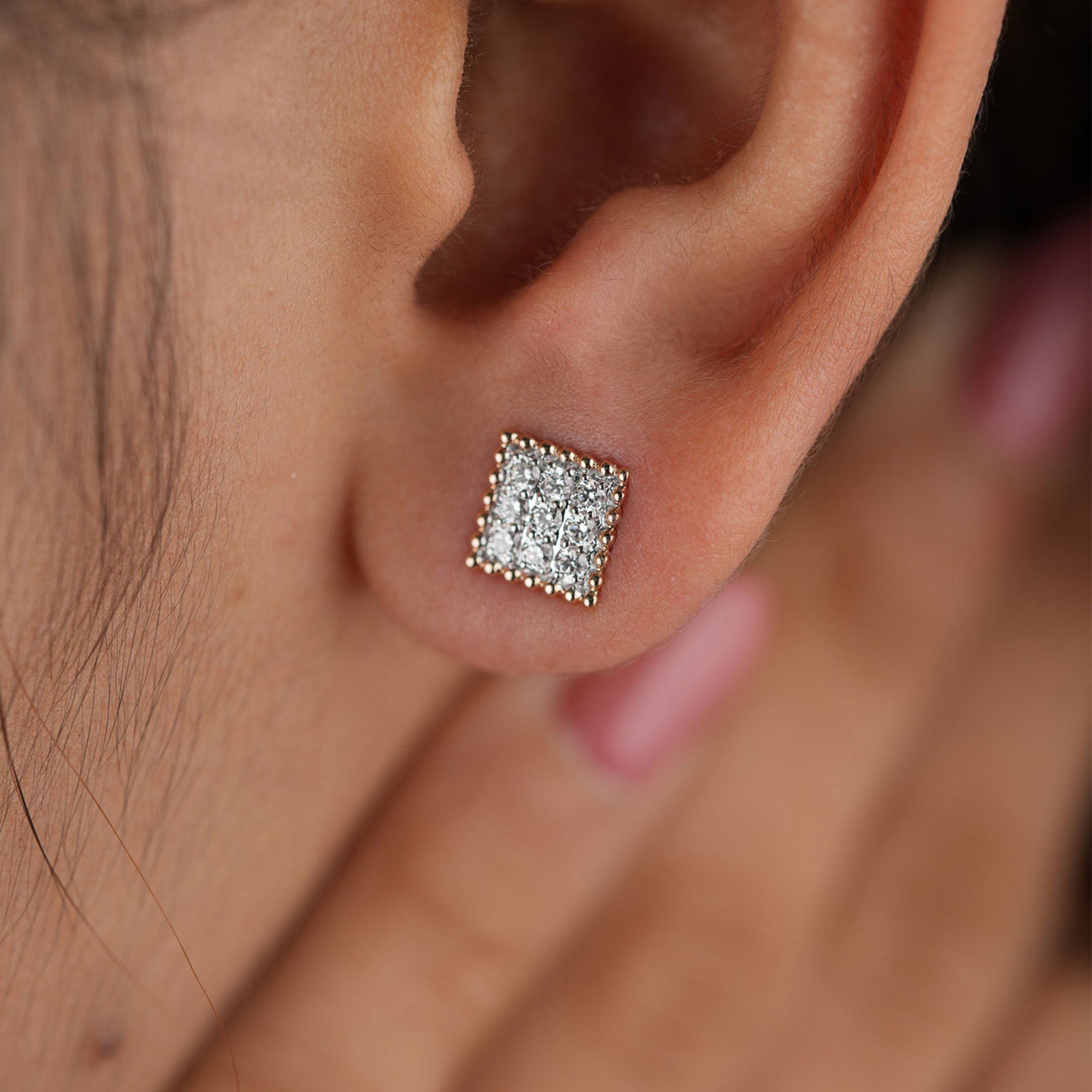 Opulent Bloom Lab Grown Diamond Earrings