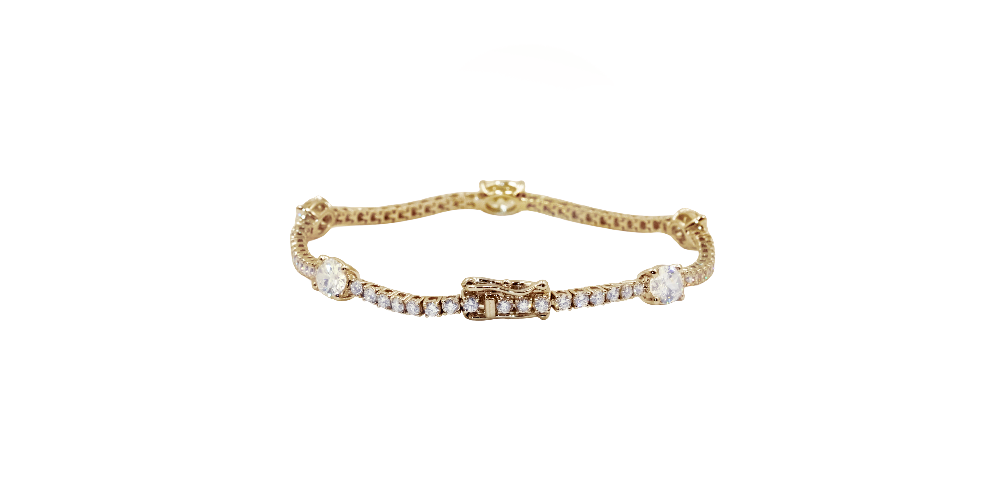 Oval Symphony Diamond Bracelet