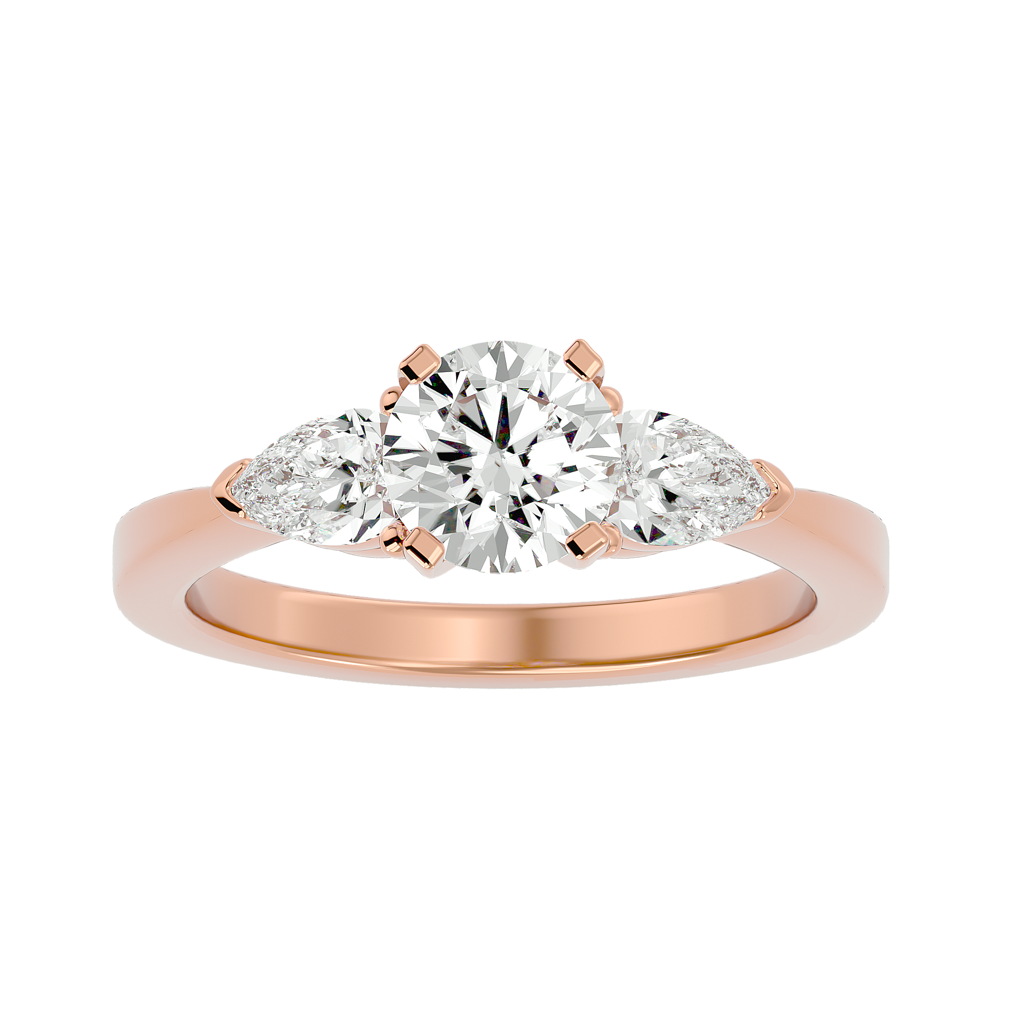 Fuchsia Solitaire Lab Grown Diamond Ring