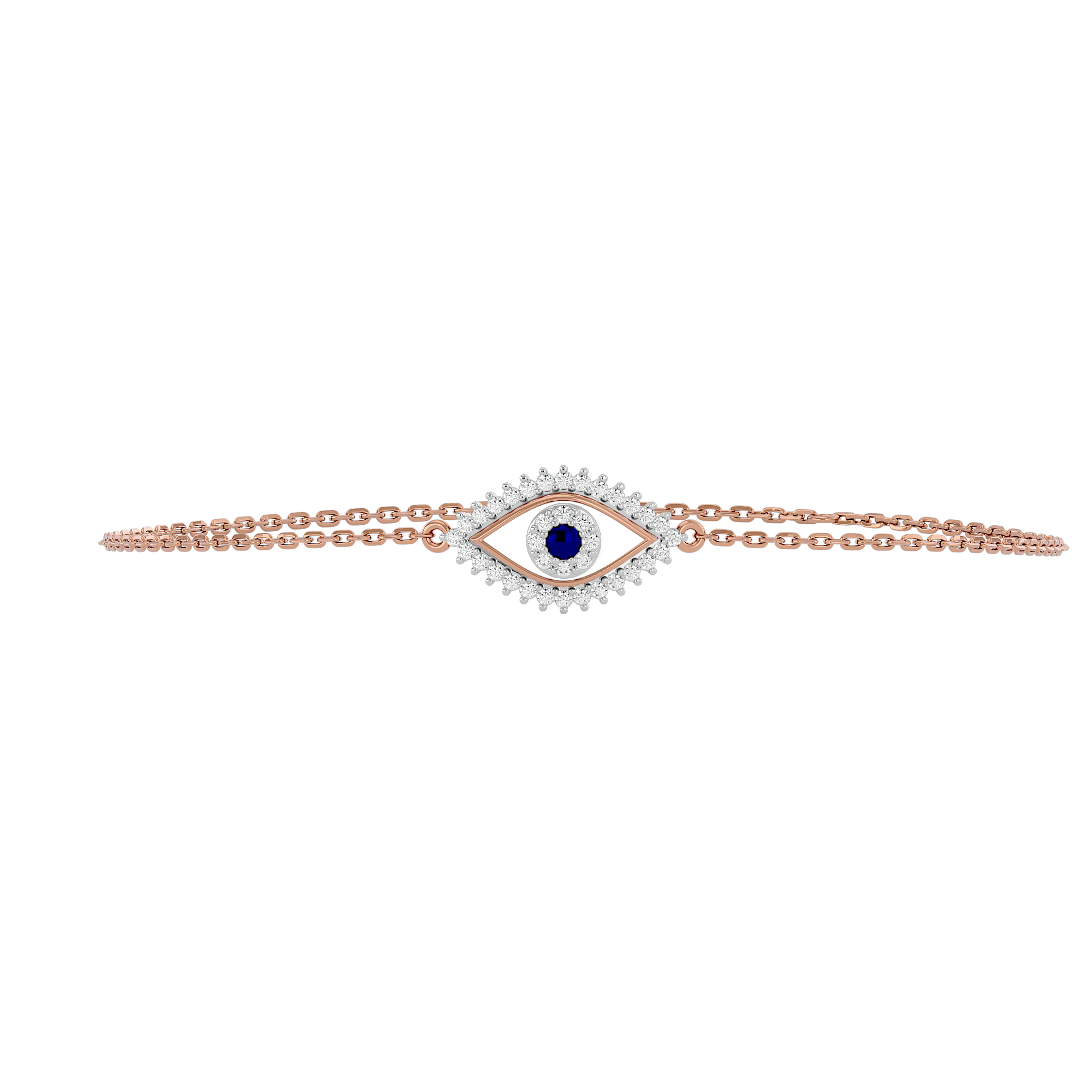 Guardian Evil Eye Lab Grown Diamond Bracelet