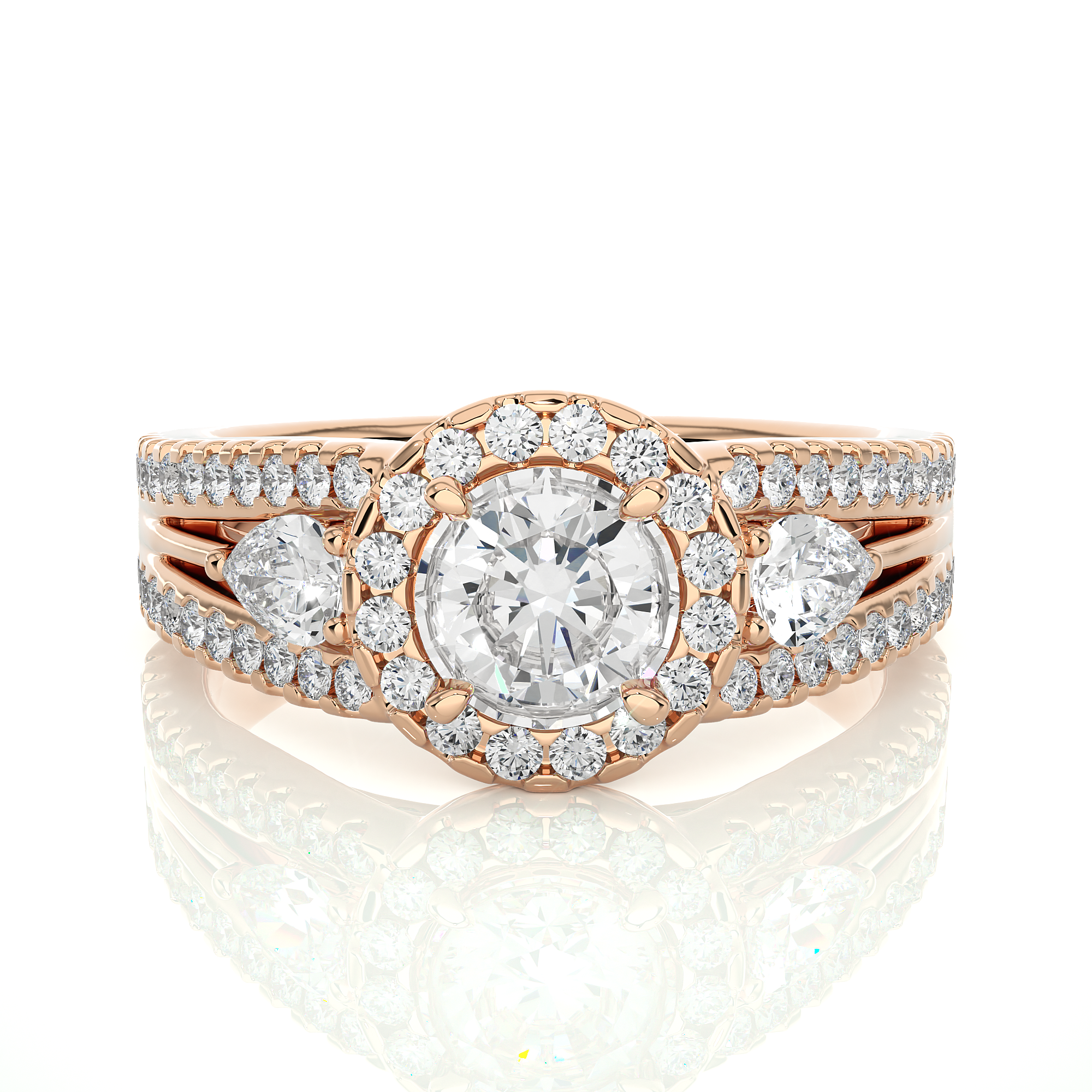 Blush Blossom Solitaire Lab Grown Diamond Ring