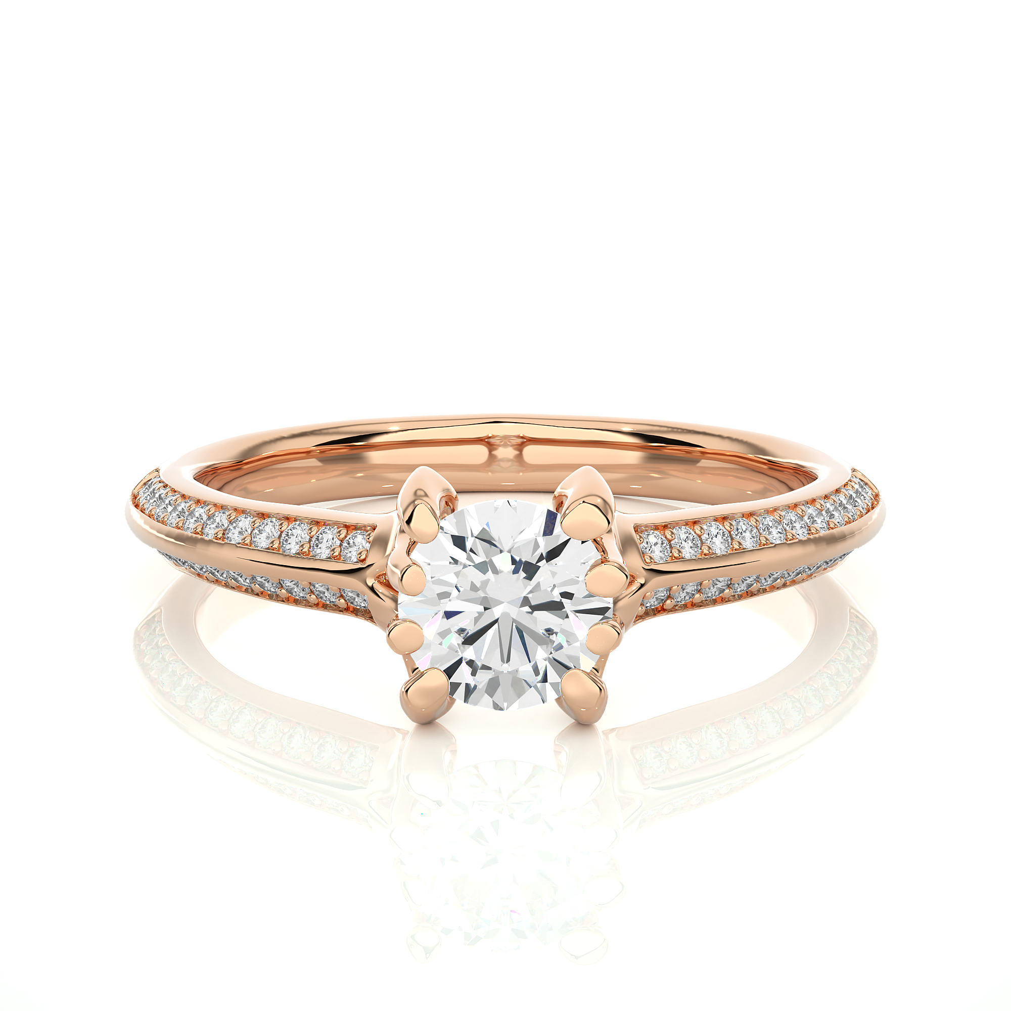 Blitzen Solitaire Lab Grown Diamond Ring