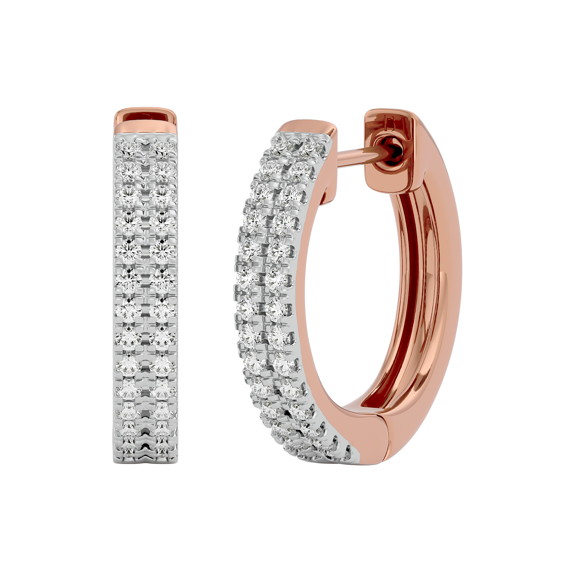 Opulent Circlets Lab Grown Diamond Earrings