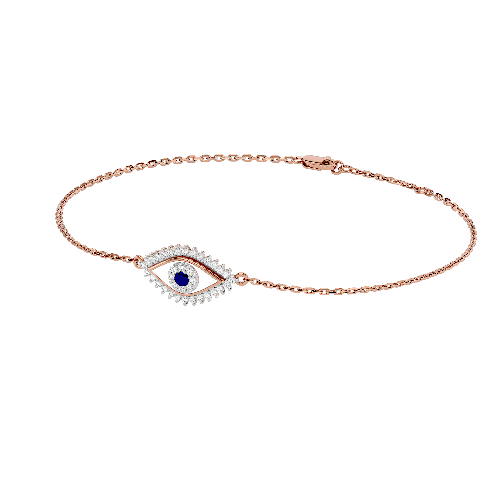 Guardian Evil Eye Lab Grown Diamond Bracelet