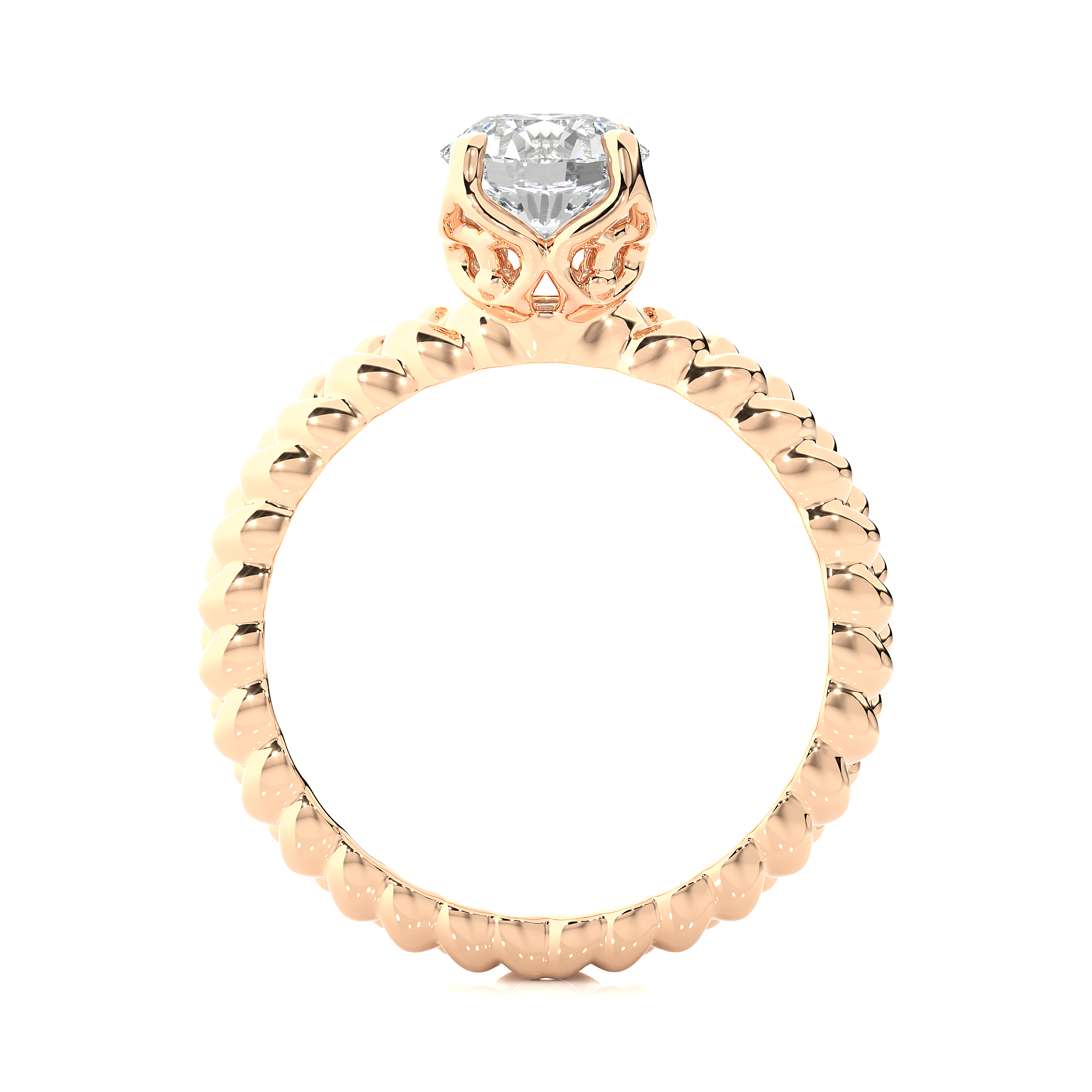 Love Me Knot Solitaire Lab Grown Diamond Ring