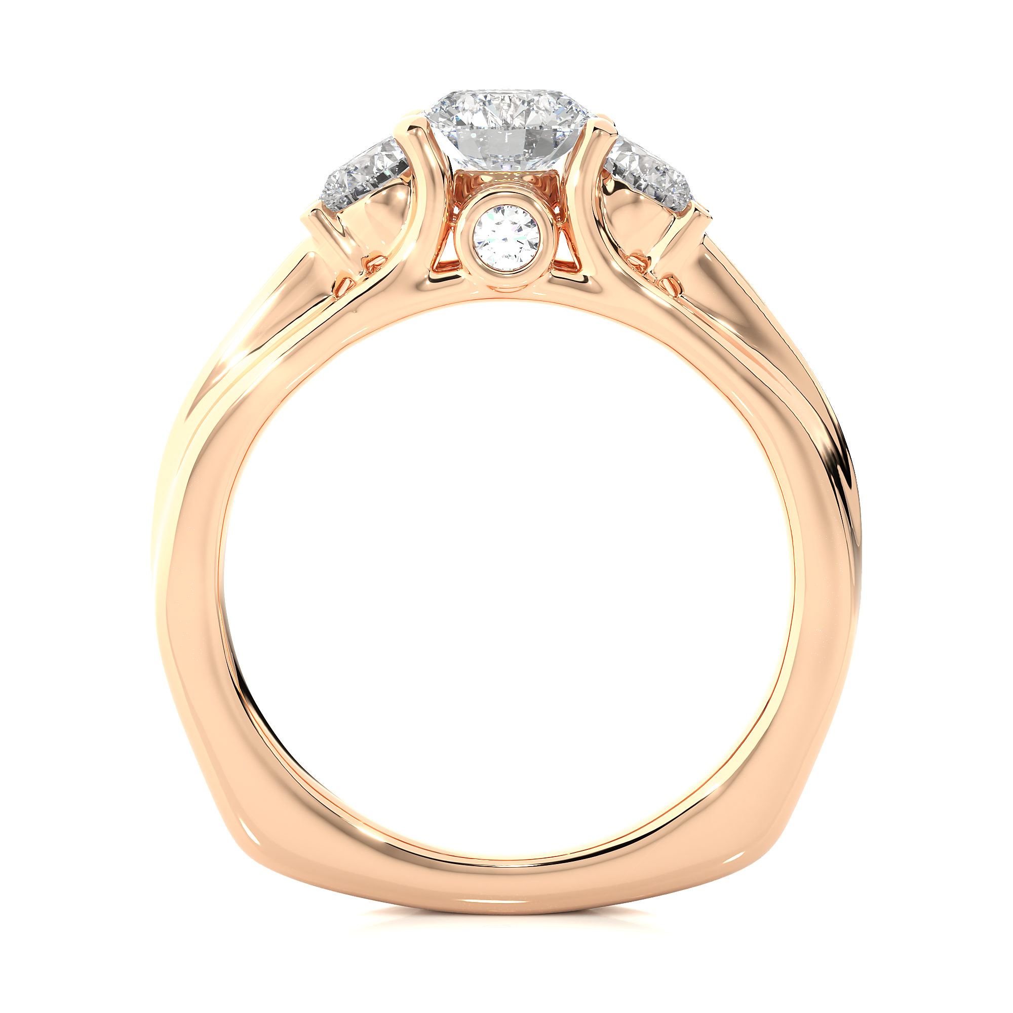 Denali Solitaire Lab Grown Diamond Ring