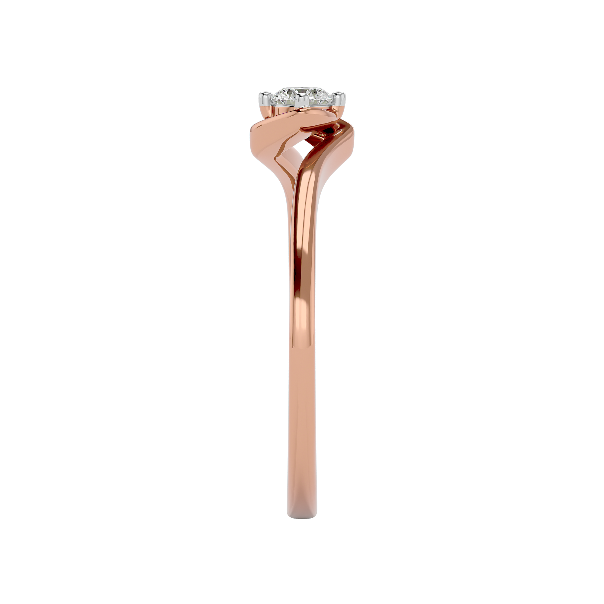 Brilliant Solitaire Gold Ring
