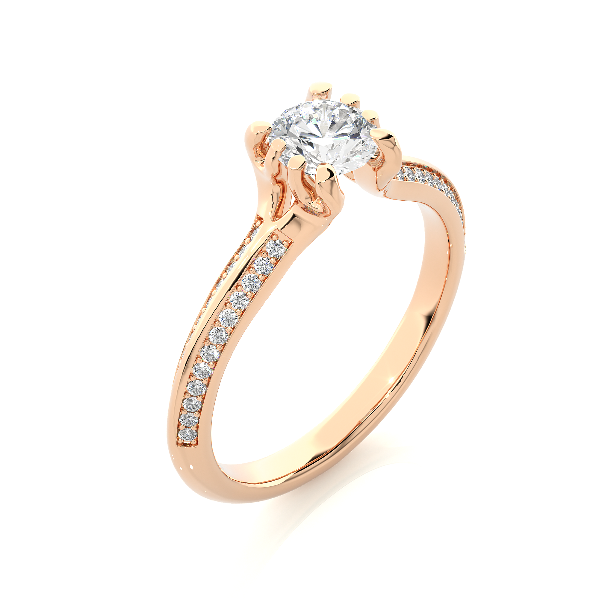 Blitzen Solitaire Lab Grown Diamond Ring