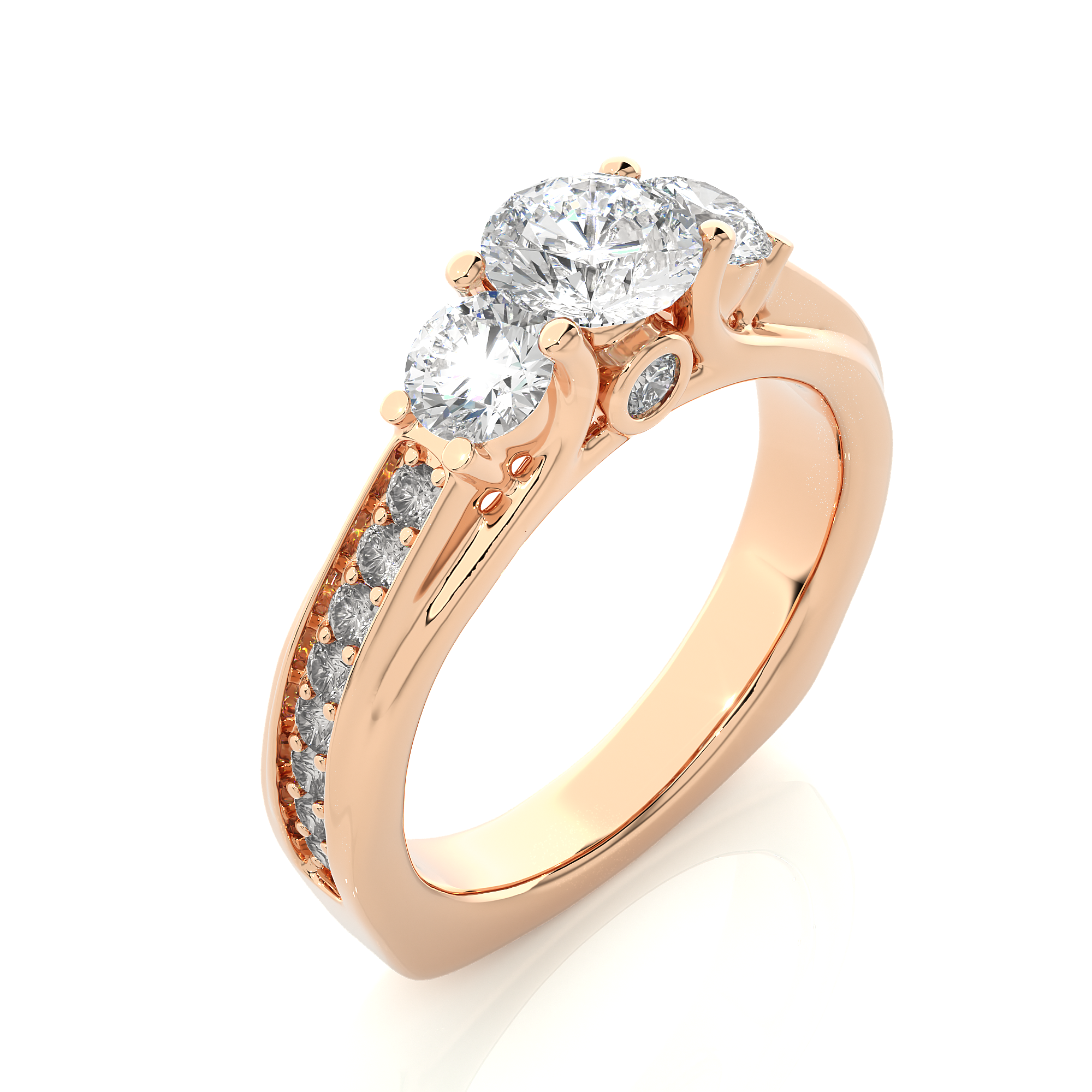 Denali Solitaire Lab Grown Diamond Ring