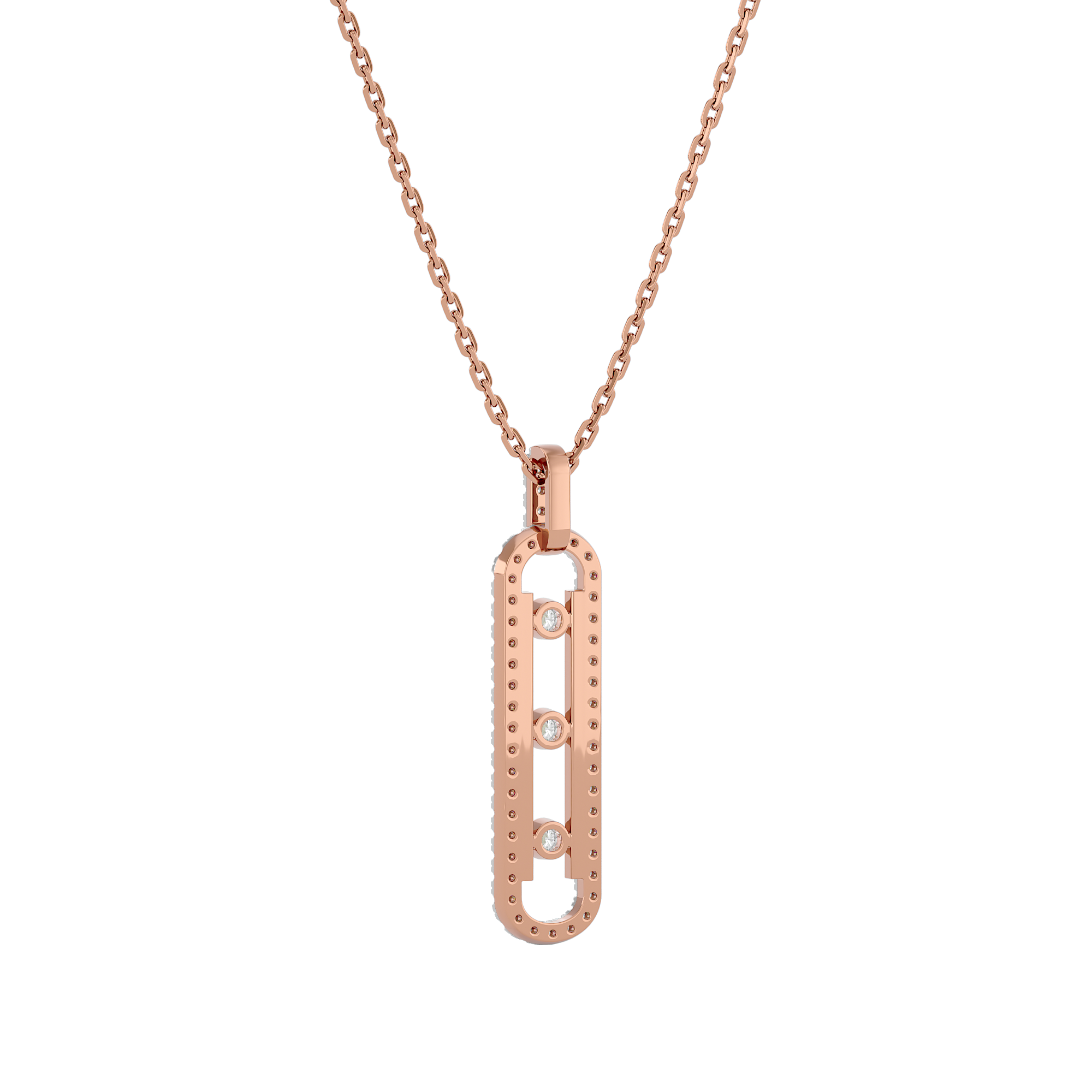 Opulent Elegance Lab Grown Diamond Pendant