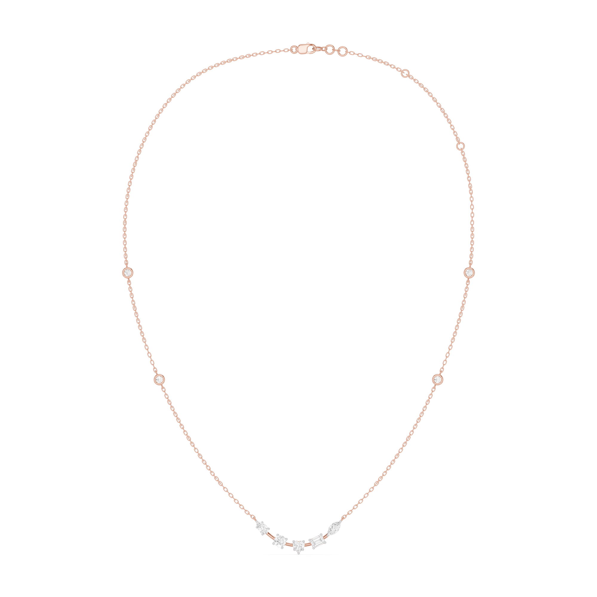 The Asterielle Mosaic Diamond Necklace