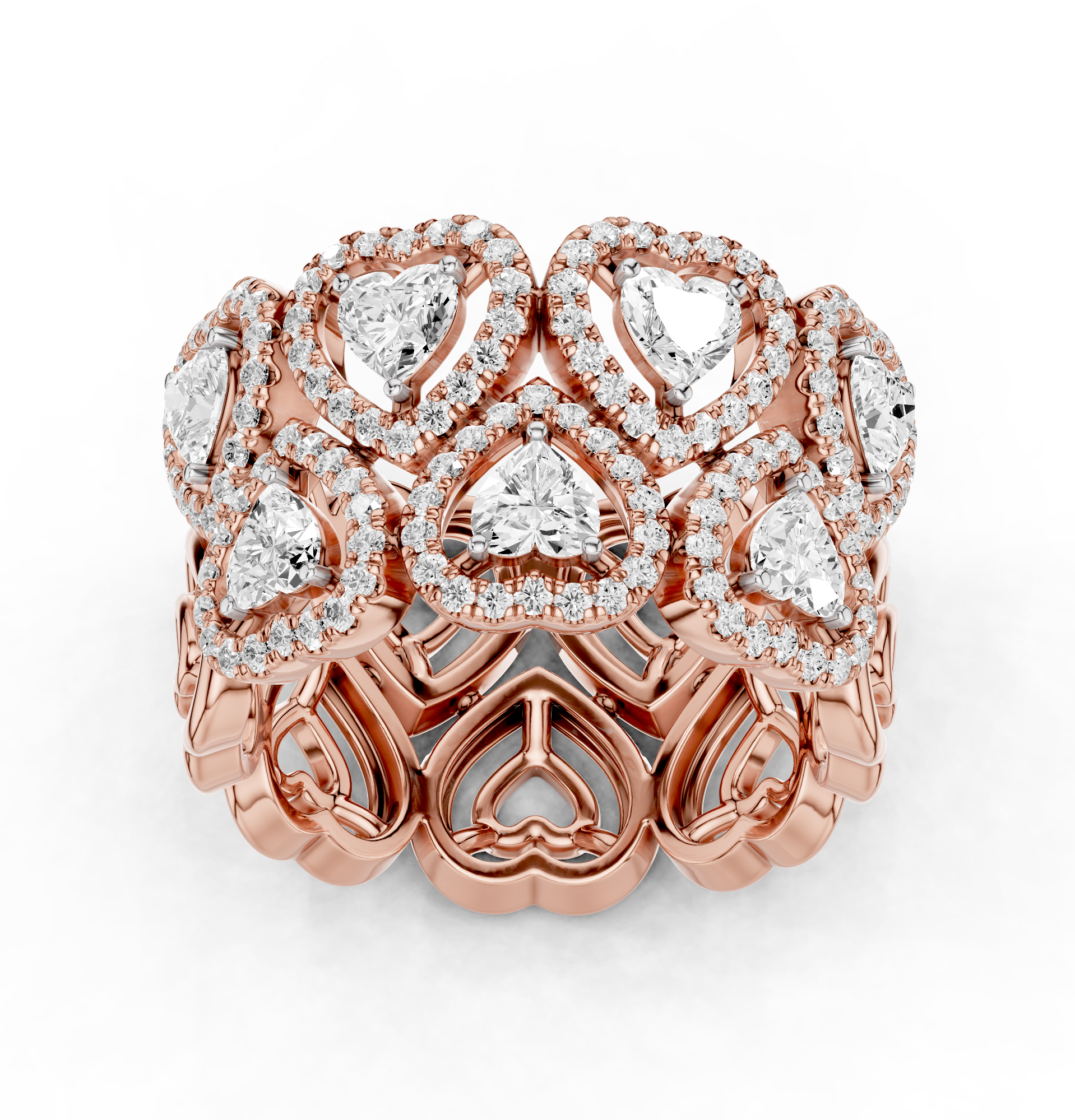 The Amelisse Heart Diamond Ring