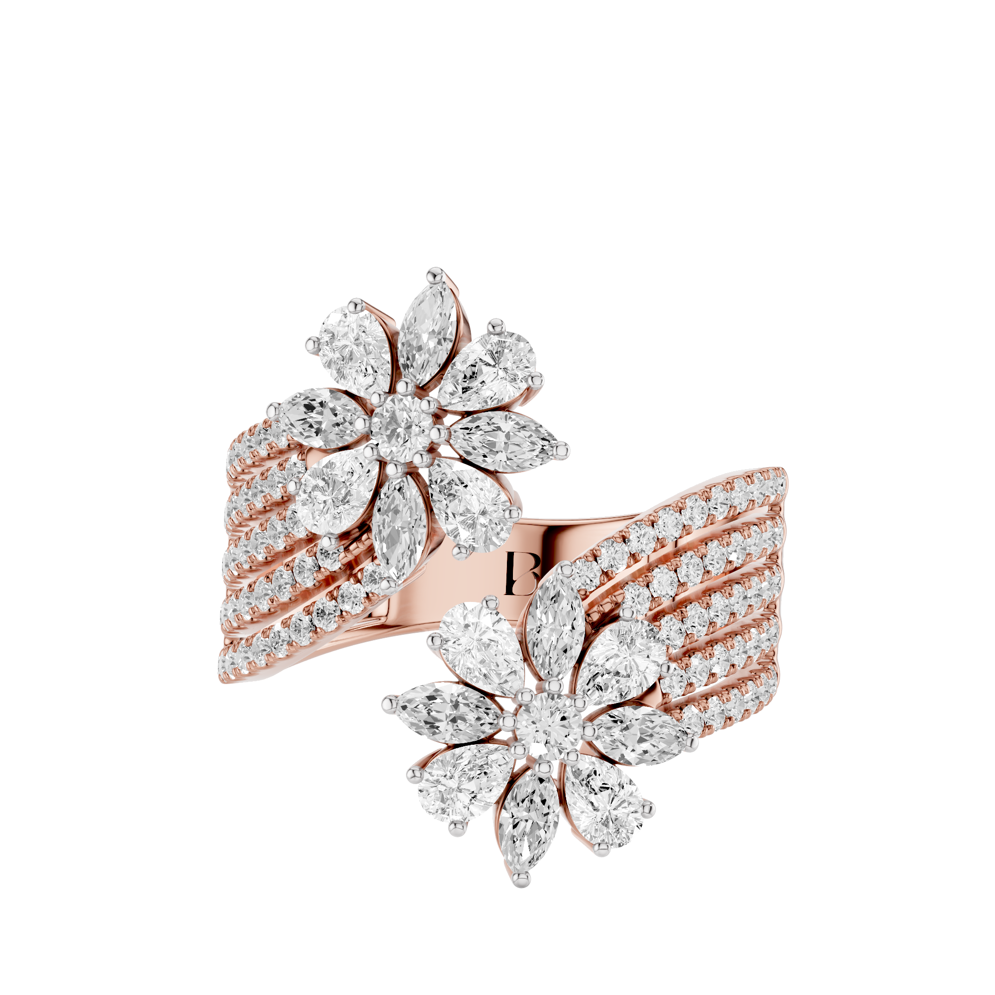 The Aurevine Mosaic Diamond Ring