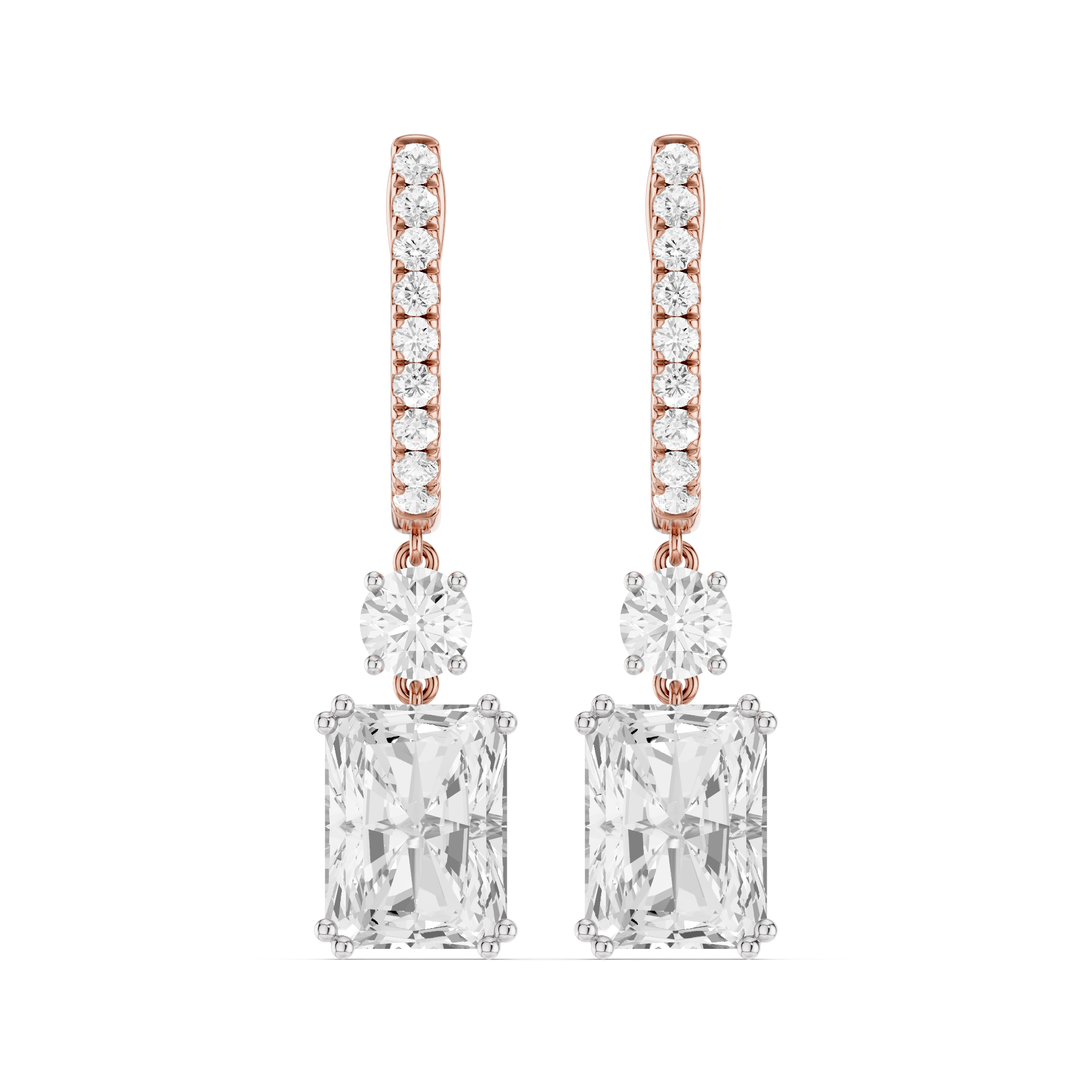 Orlina Lab Grown Diamond Earrings