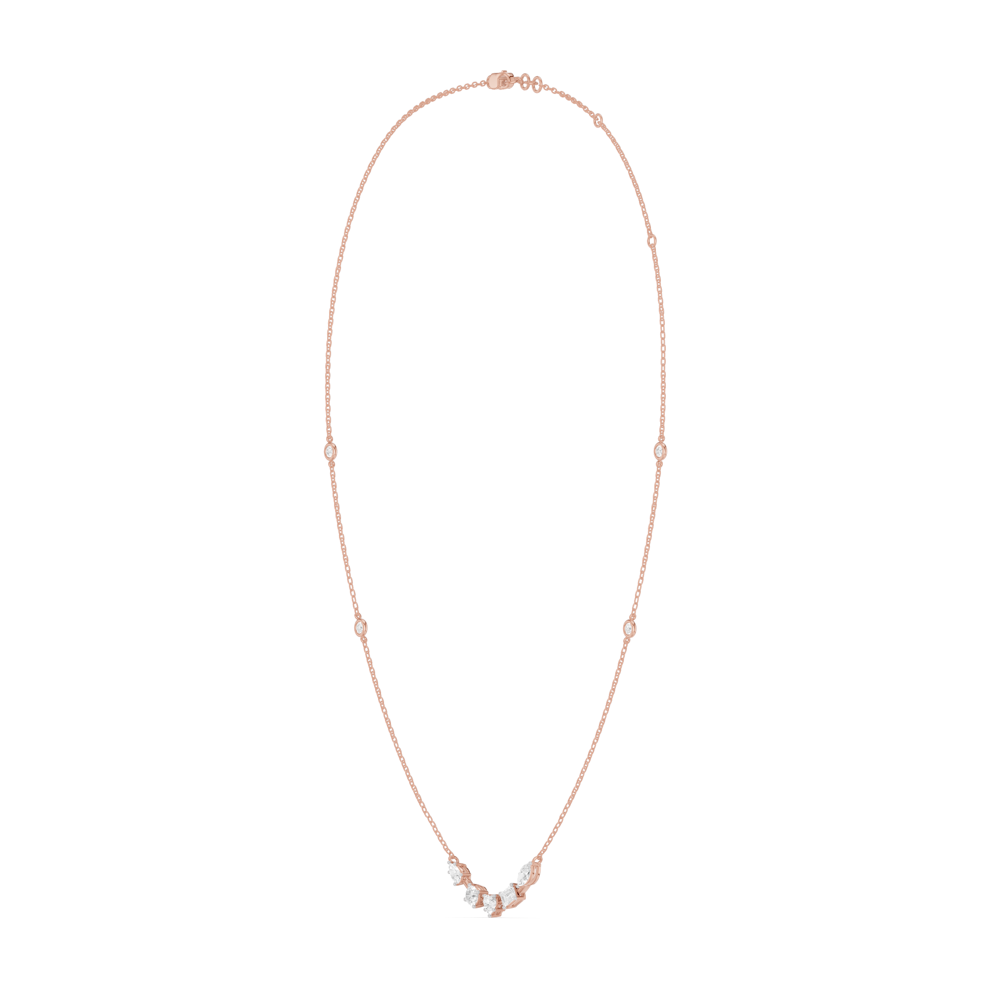 The Asterielle Mosaic Diamond Necklace
