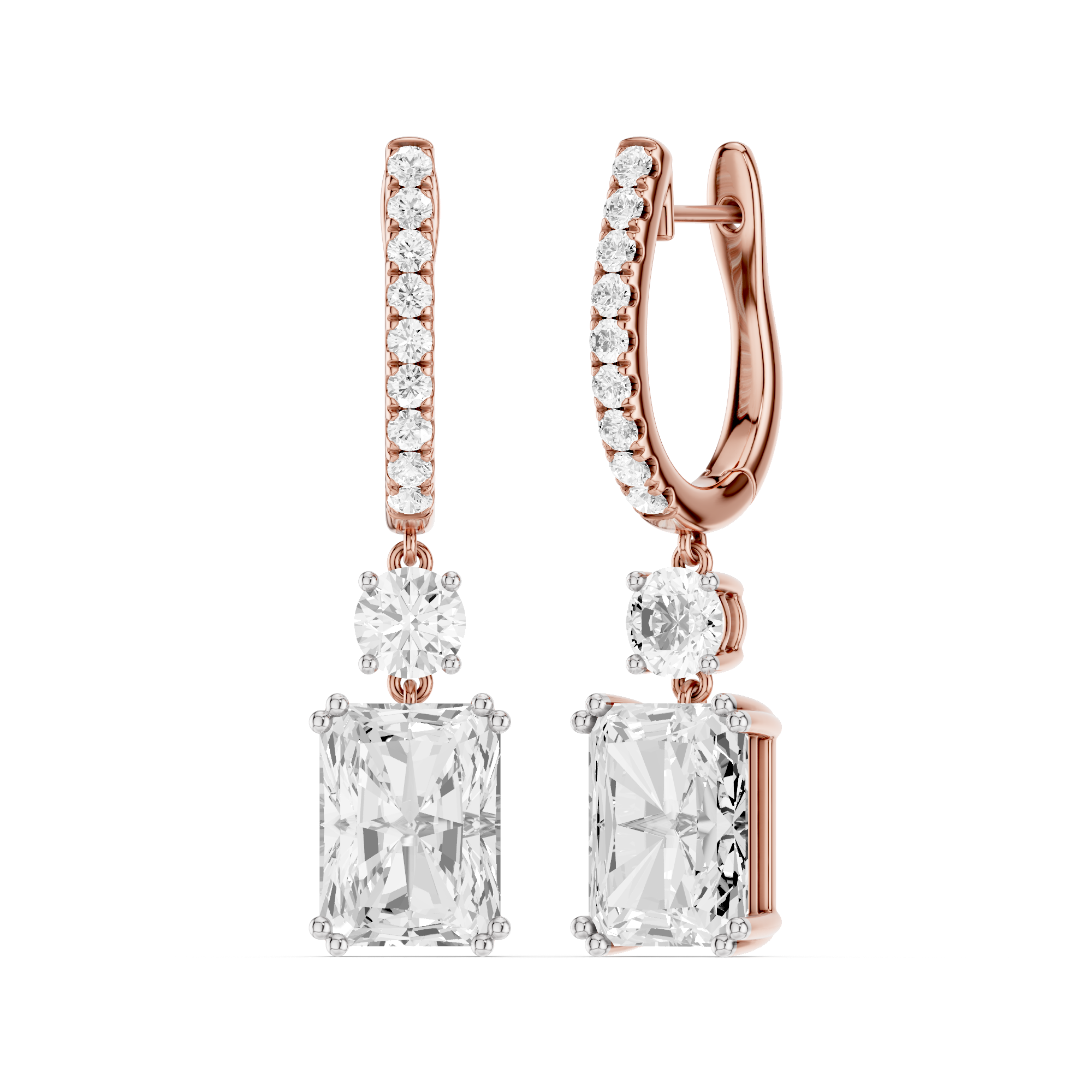 Orlina Lab Grown Diamond Earrings