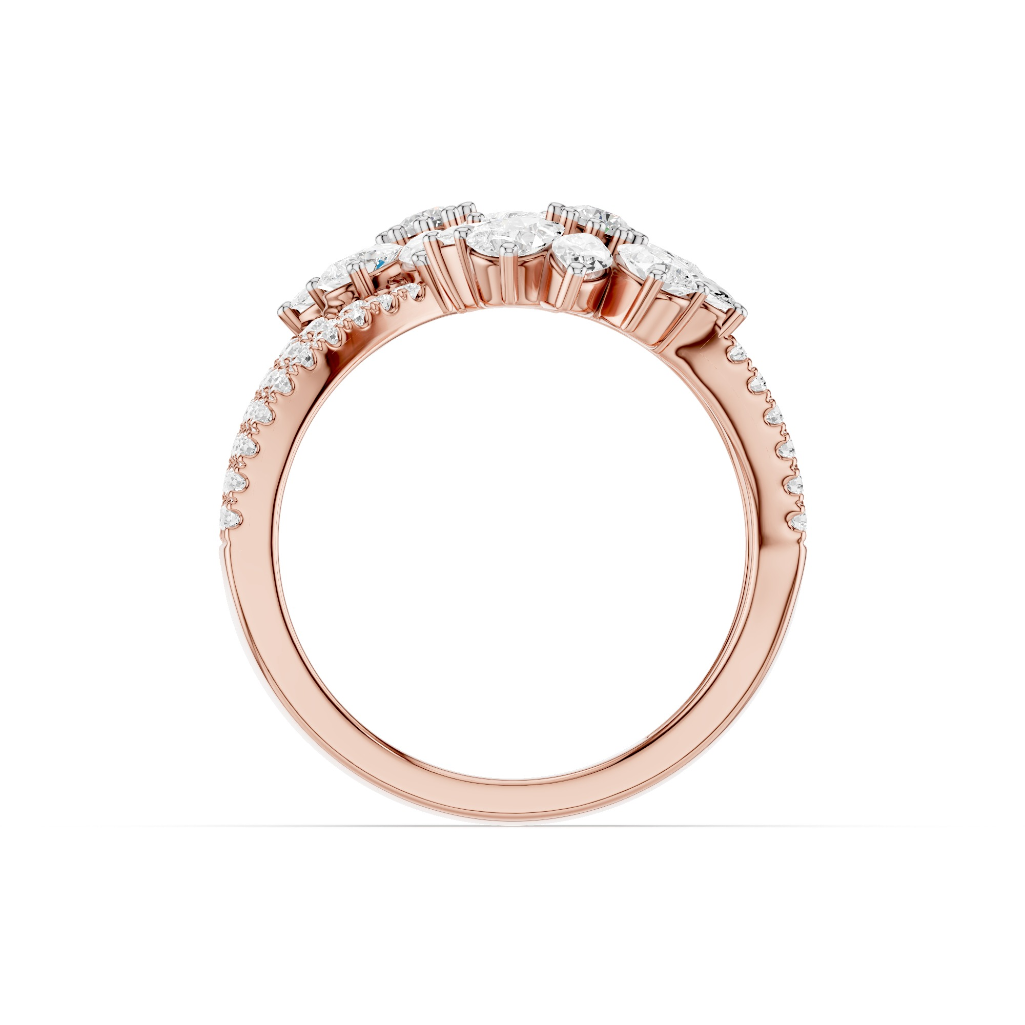 The Aurevine Mosaic Diamond Ring