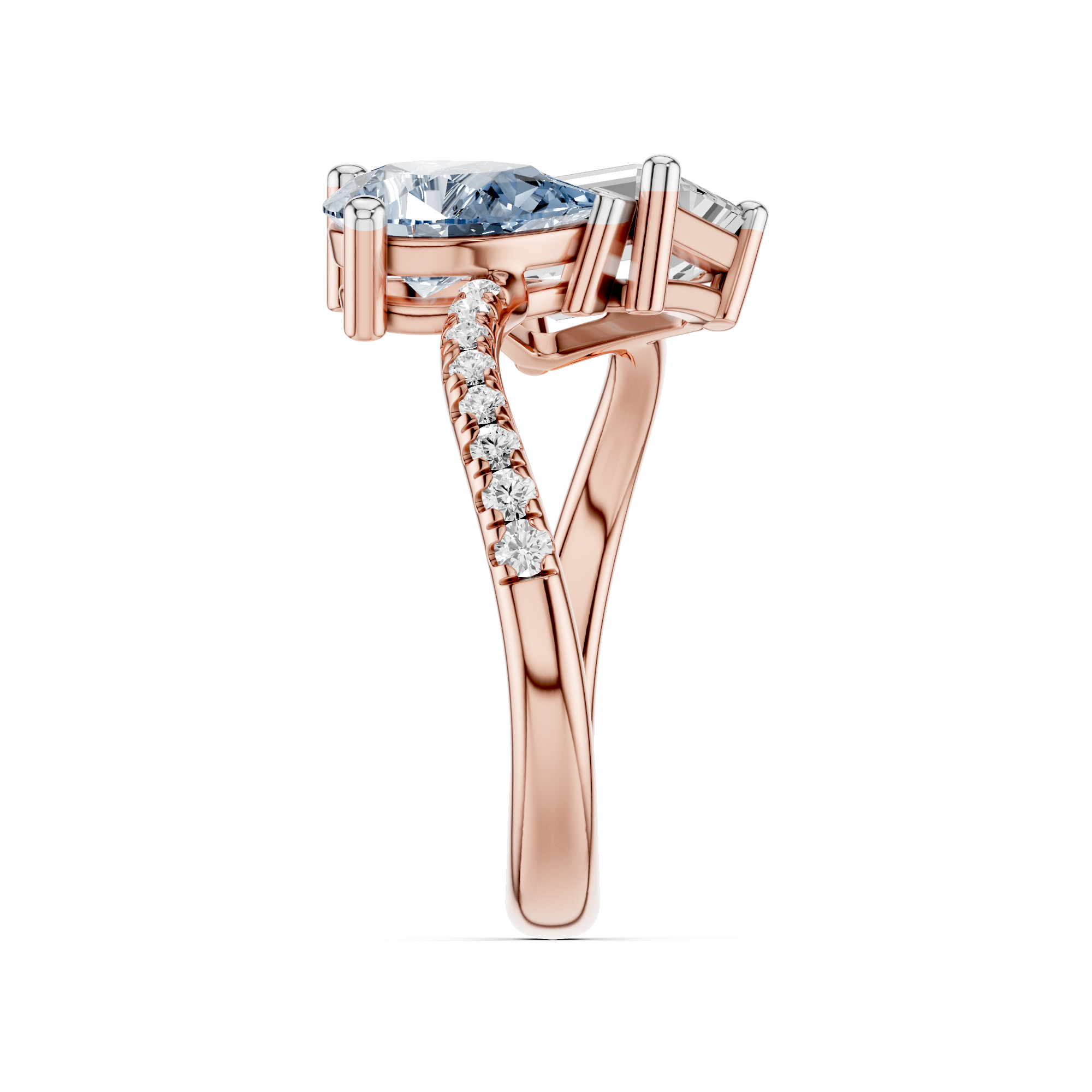 The Aurevienne Trinity Diamond Ring