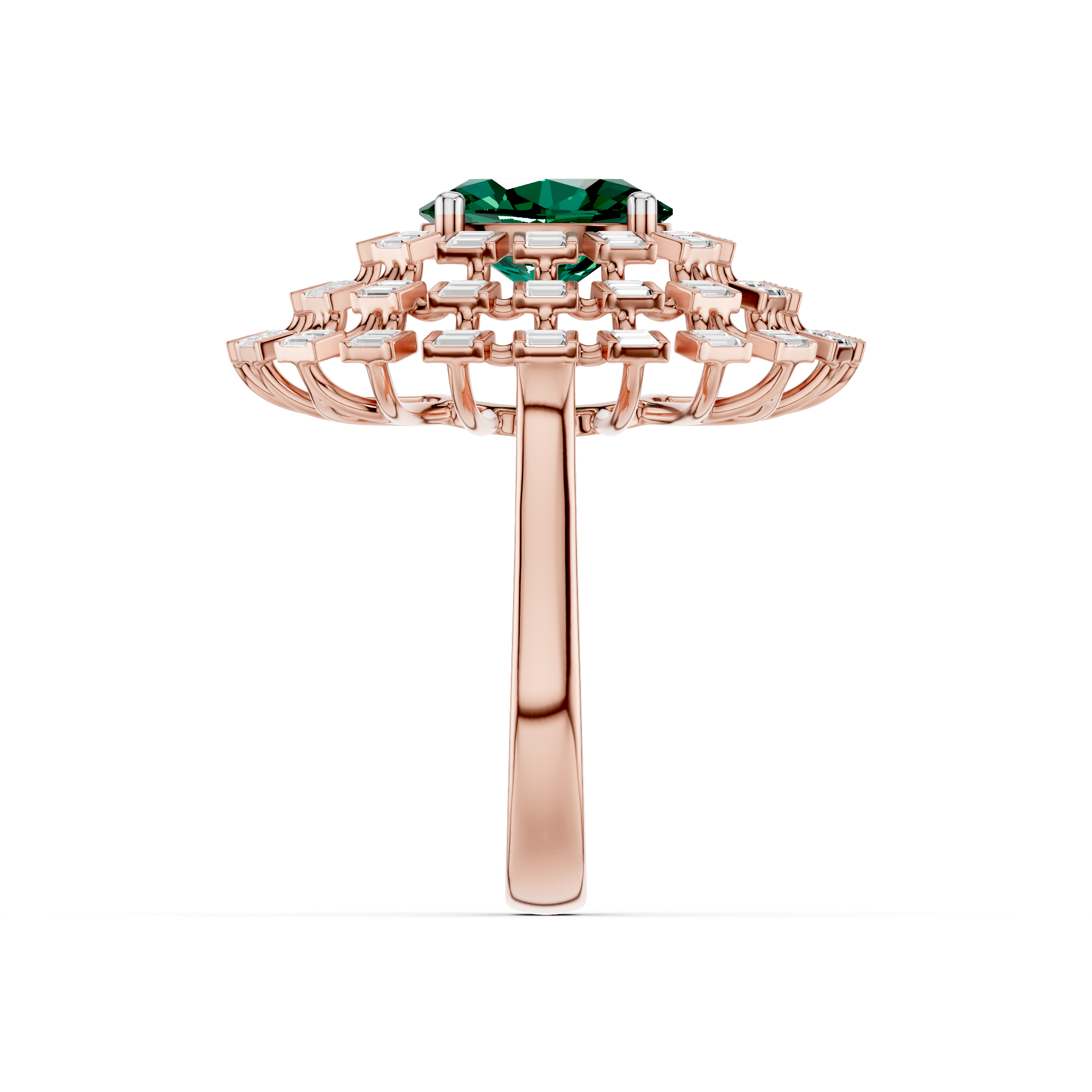 The Valençe Baguette Lab Grown Diamond Ring