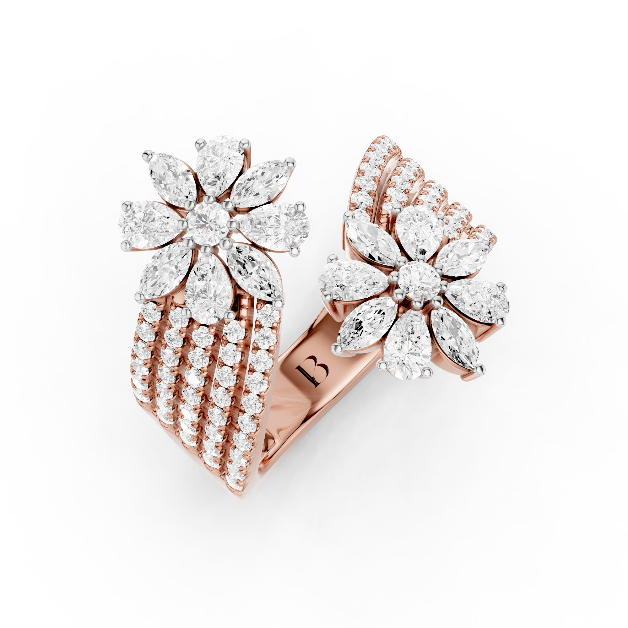 The Aurevine Mosaic Diamond Ring