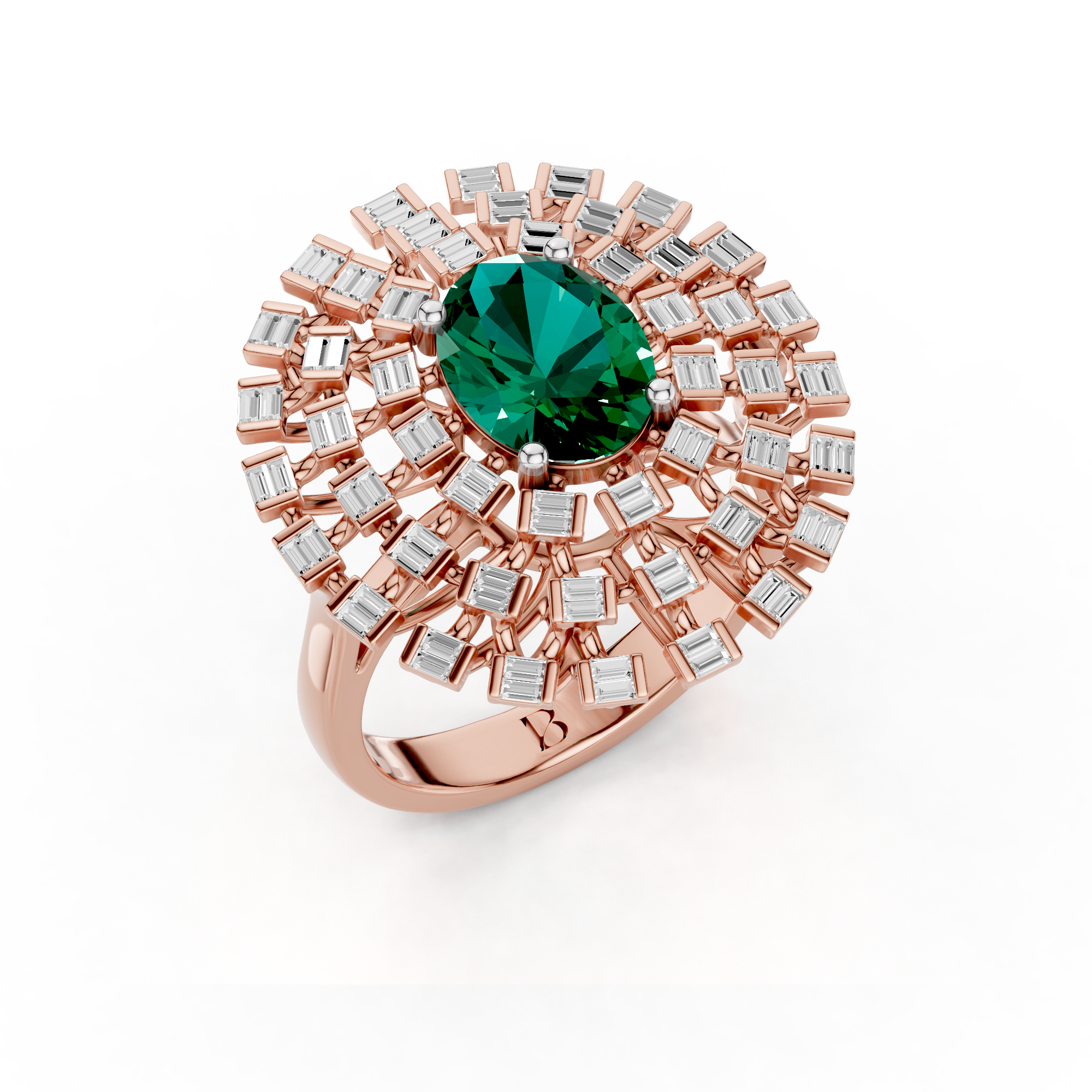 The Valençe Baguette Lab Grown Diamond Ring