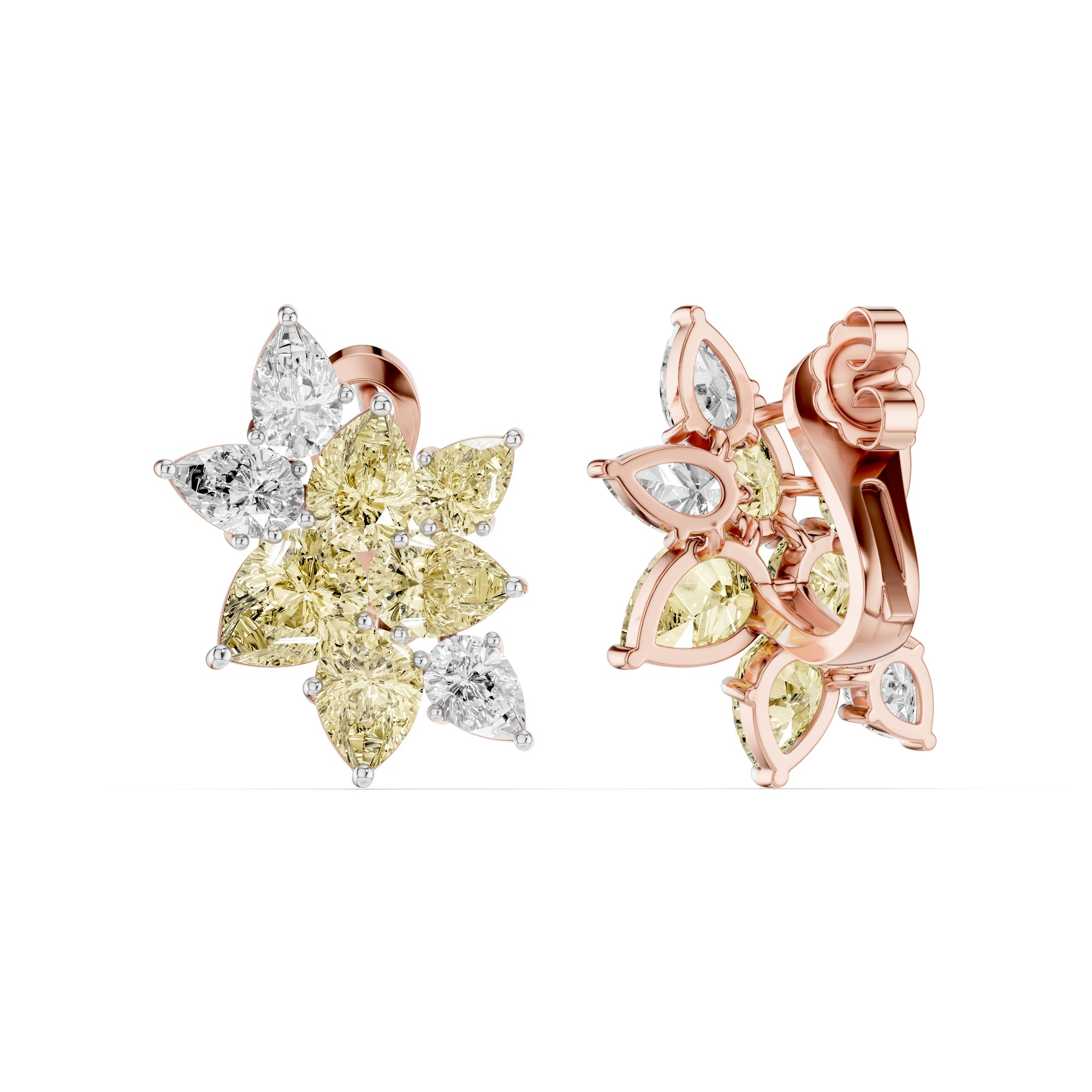 Étoile Poire Lab Grown Diamond Earrings