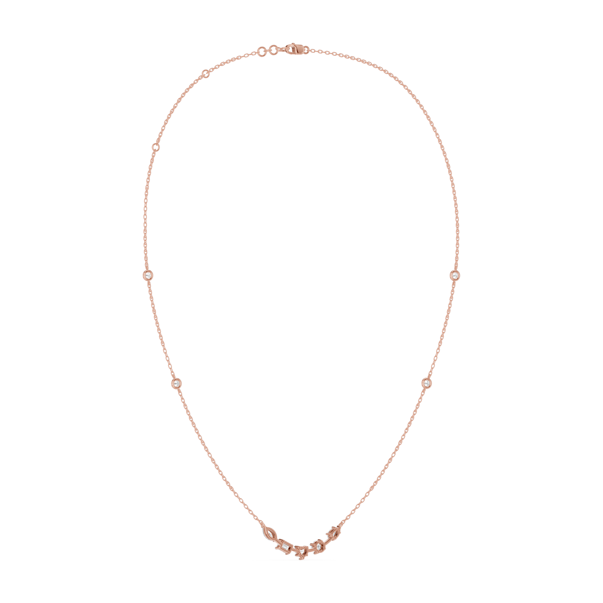 The Asterielle Mosaic Diamond Necklace