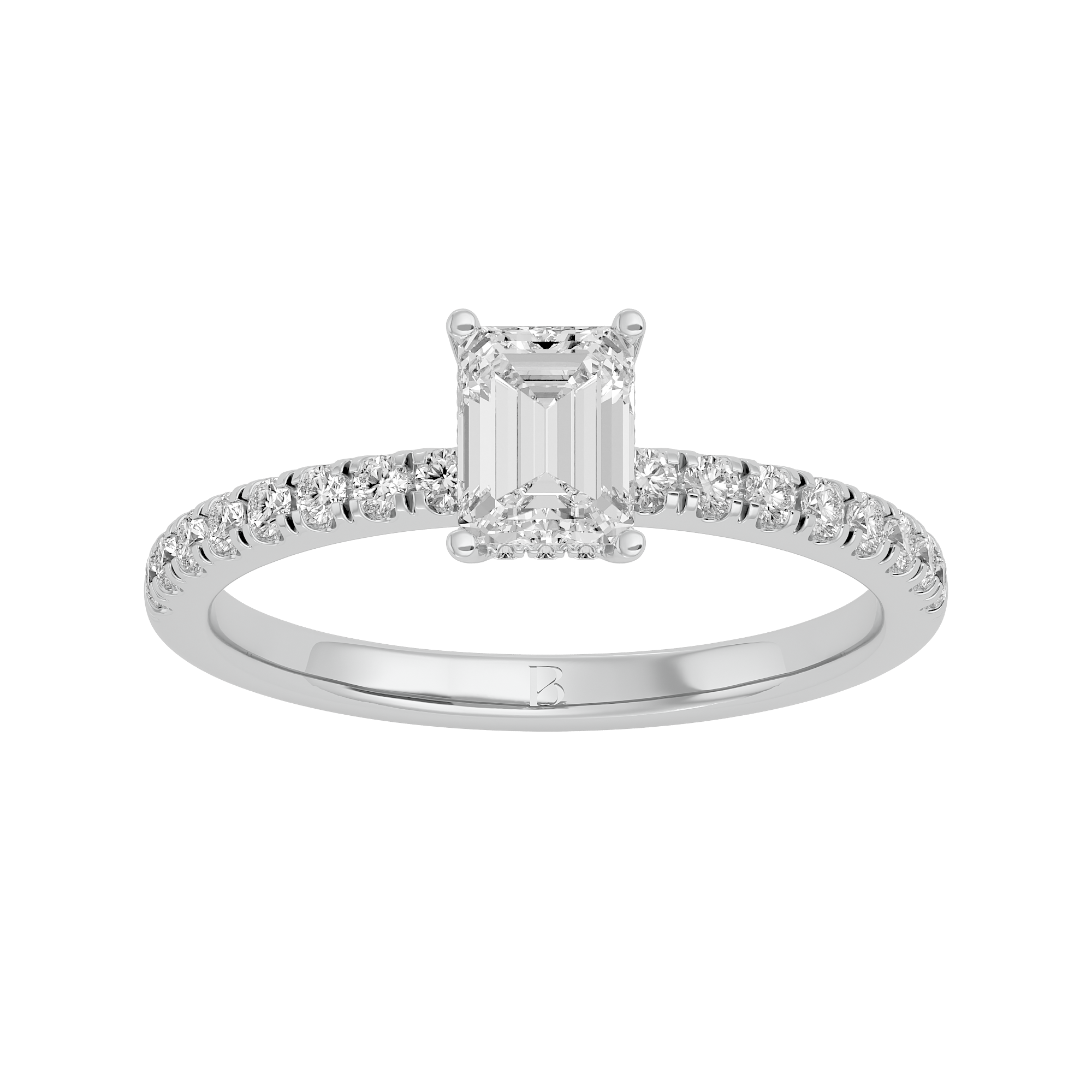 1.5 carat Solitaire Lab Grown Diamond  Ring - White Gold - Blu Diamonds