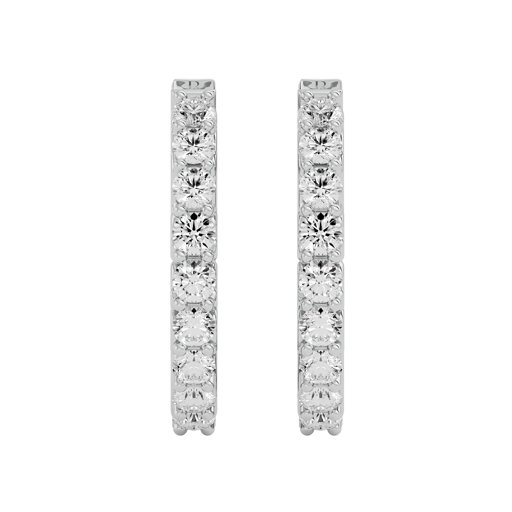 Elegant Whirl Lab Grown Diamond Earrings