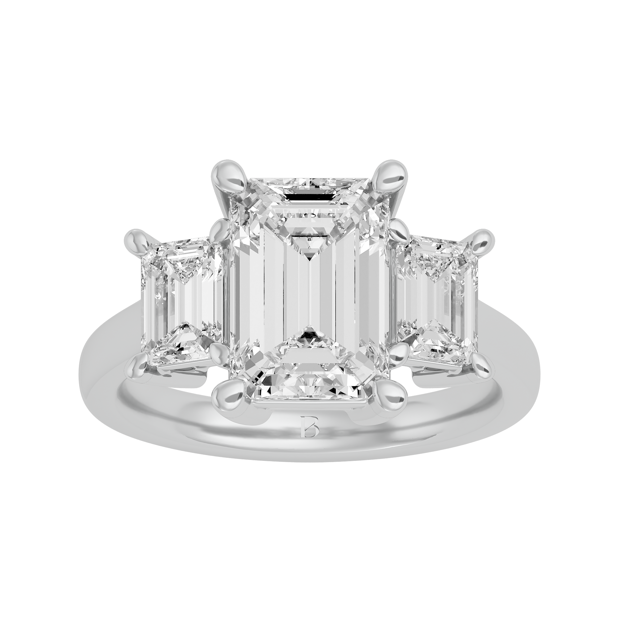 Ethereal Emerald Charm Ring