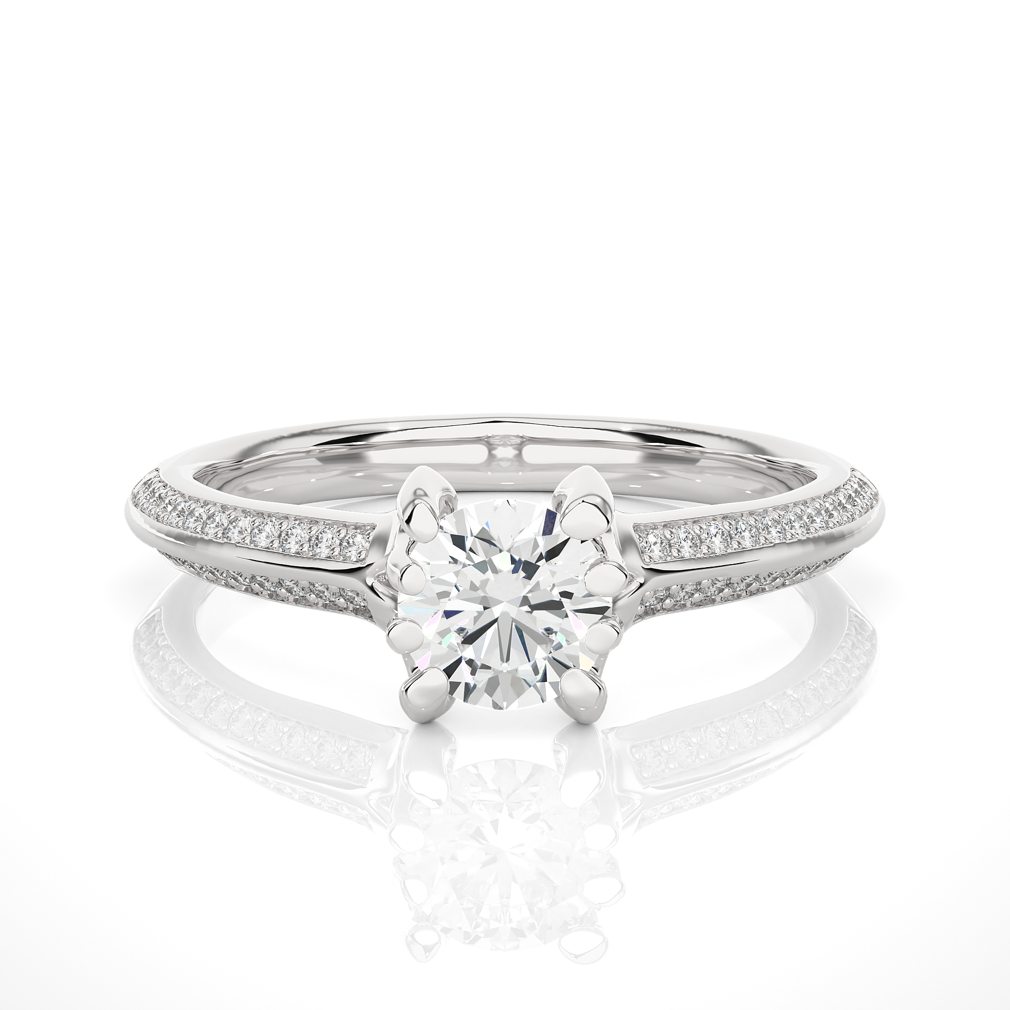 Blitzen Solitaire Lab Grown Diamond Ring