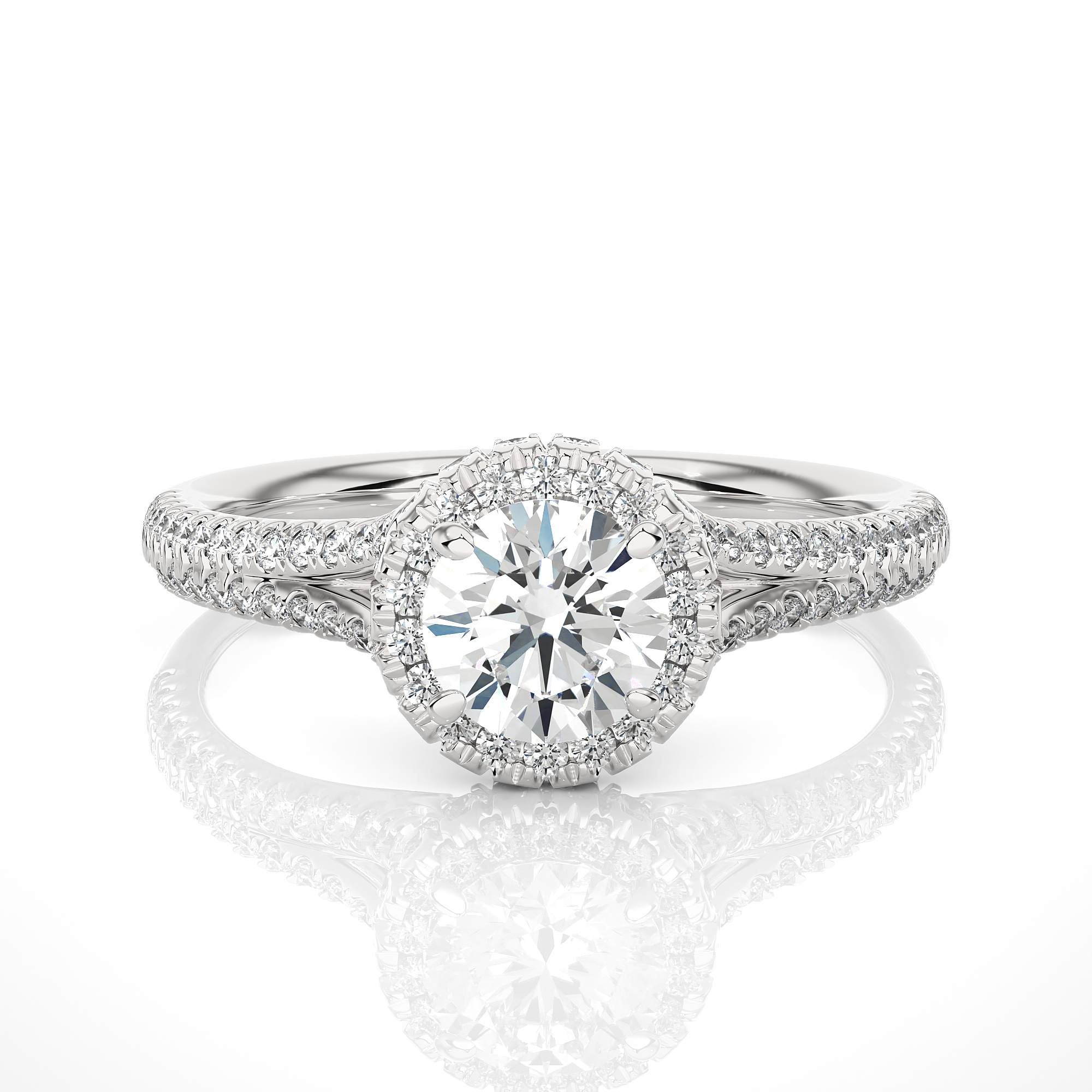 Saffira Solitaire Lab Grown Diamond Ring