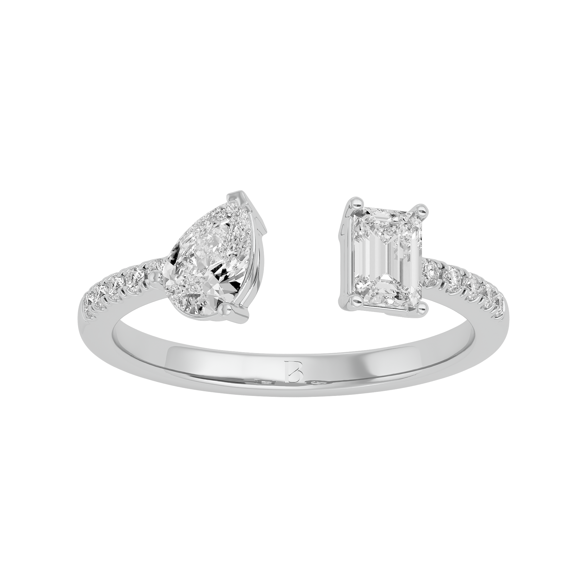 Charisma Solitaire Lab Grown Diamond Ring in White Gold