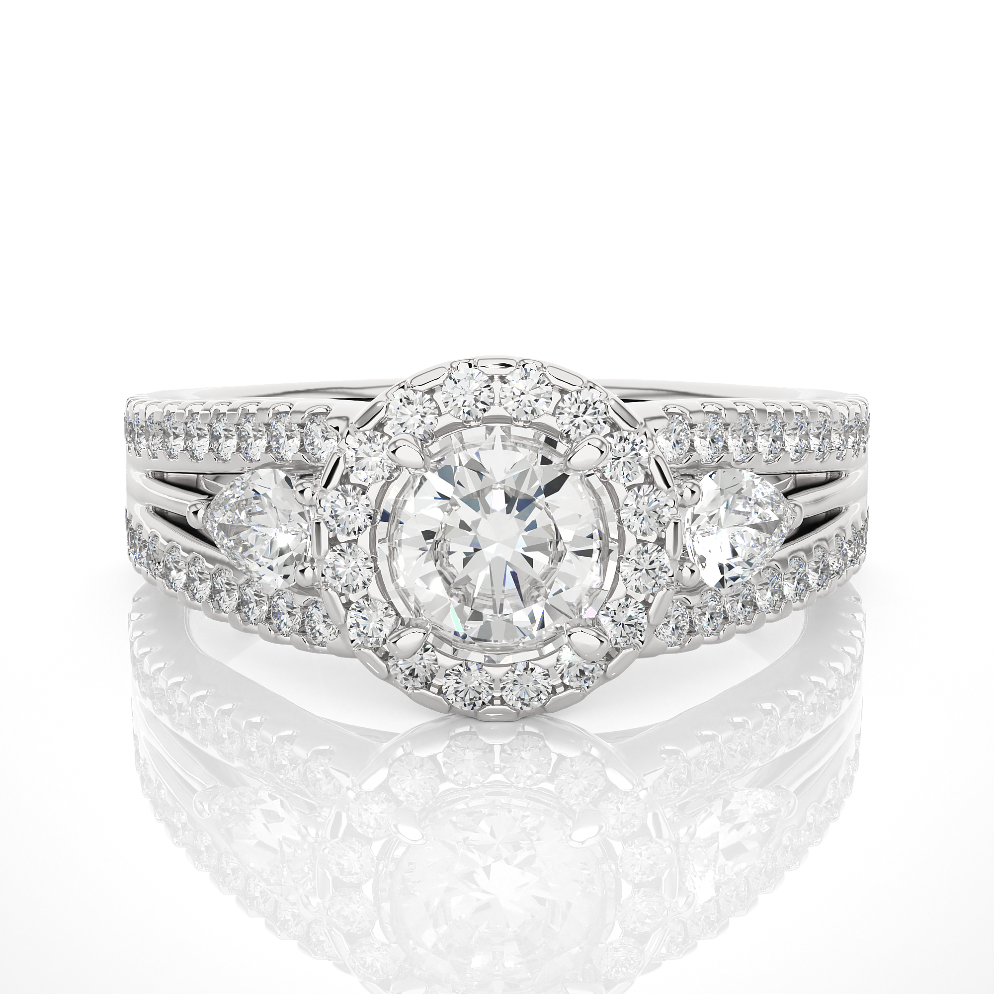 Blush Blossom Solitaire Lab Grown Diamond Ring