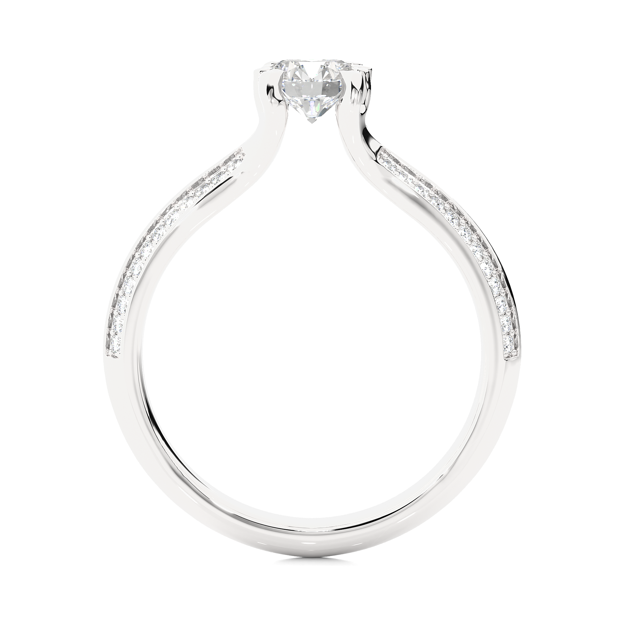 Blitzen Solitaire Lab Grown Diamond Ring