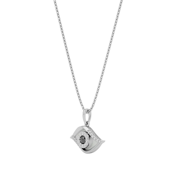 Sparkling Evil Eye Lab Grown Diamond Pendant