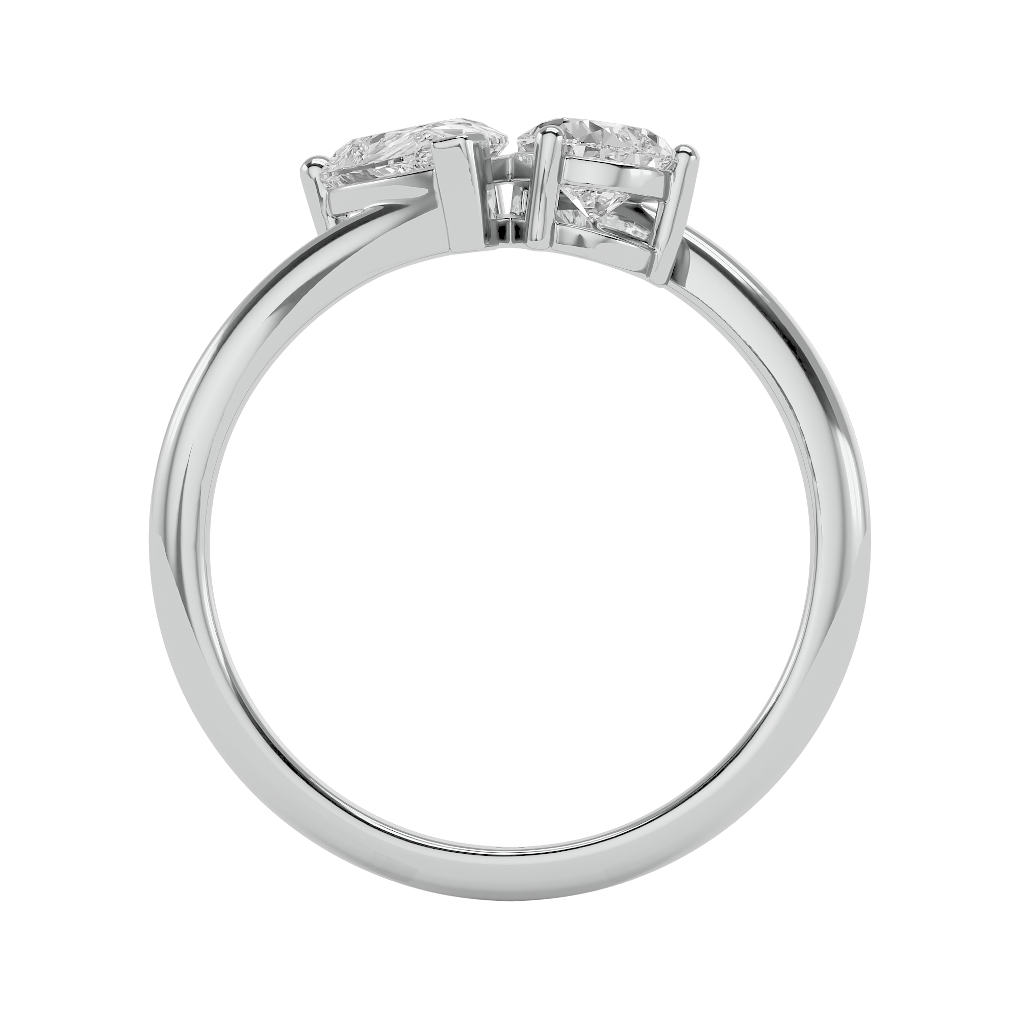 1.5 Ct Solitaire Lab Grown Diamond Ring in 14Kt white gold