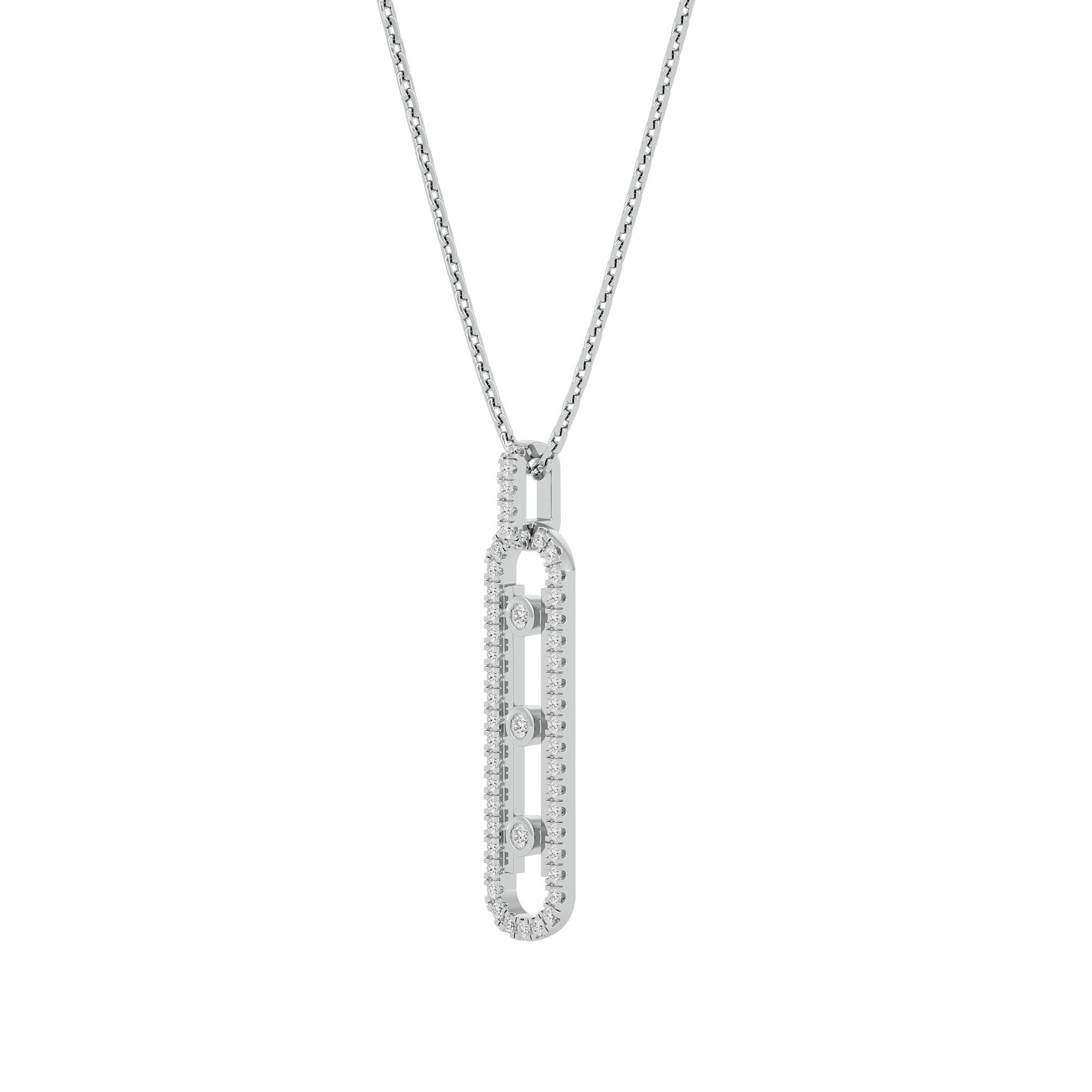Opulent Elegance Lab Grown Diamond Pendant