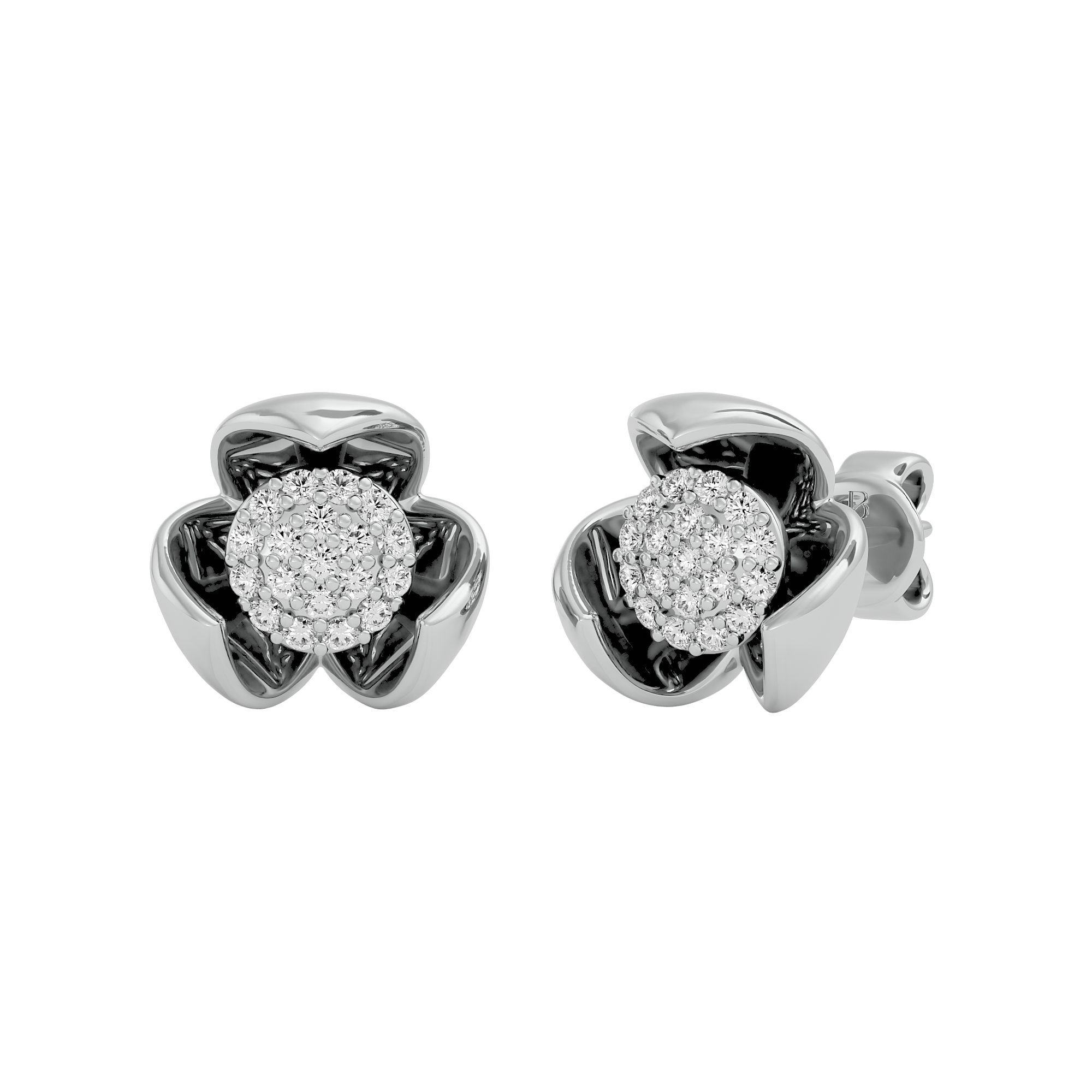 Divinely Elegant Lab Grown Diamond Earrings