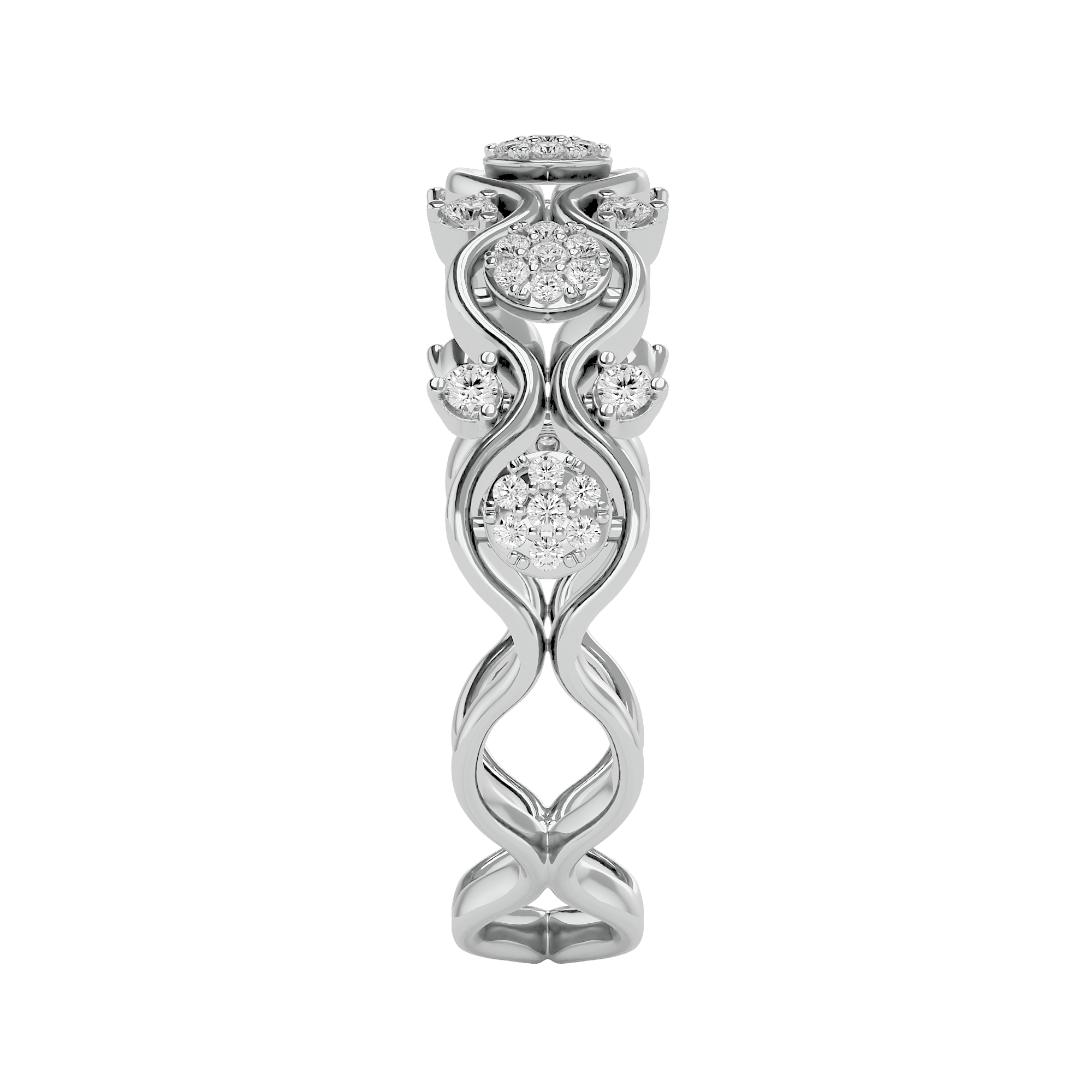 0.27 Carat Diamond Ring in White Gold   - Blu Diamonds
