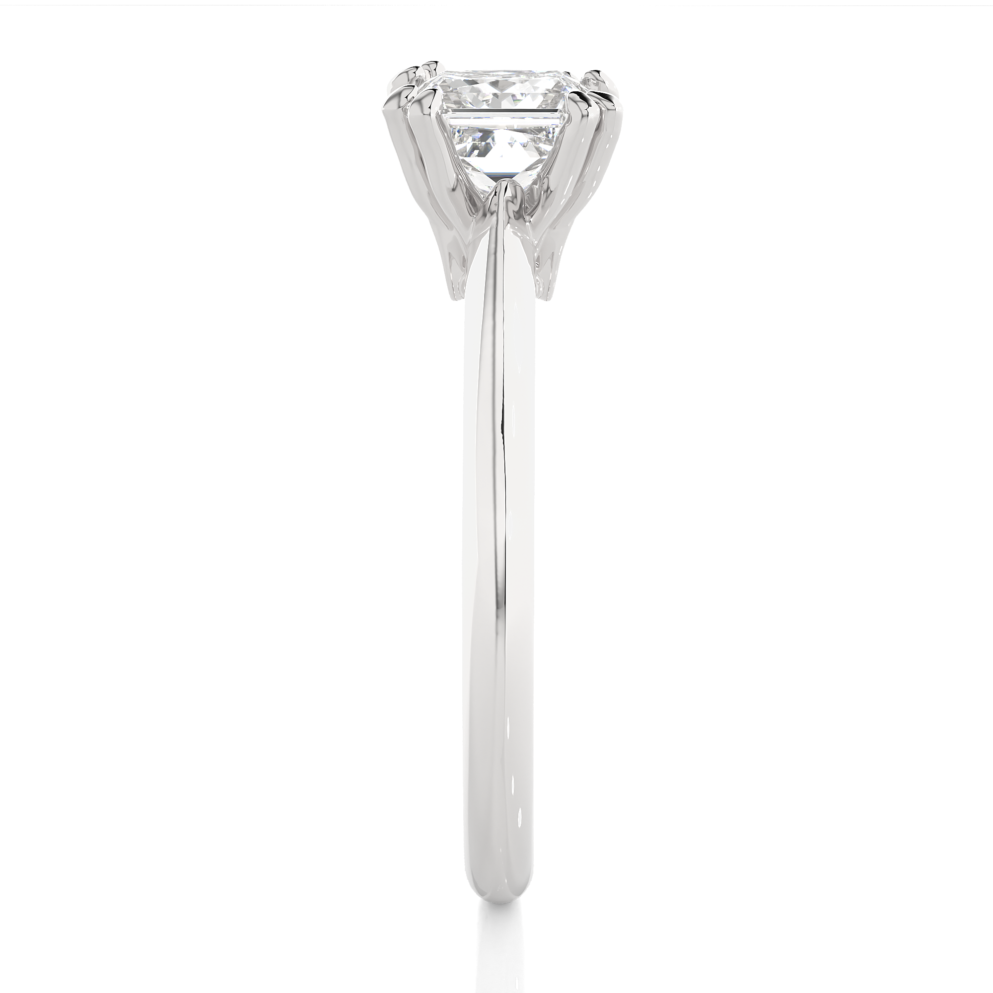 Violet Solitaire Lab Grown Diamond Ring