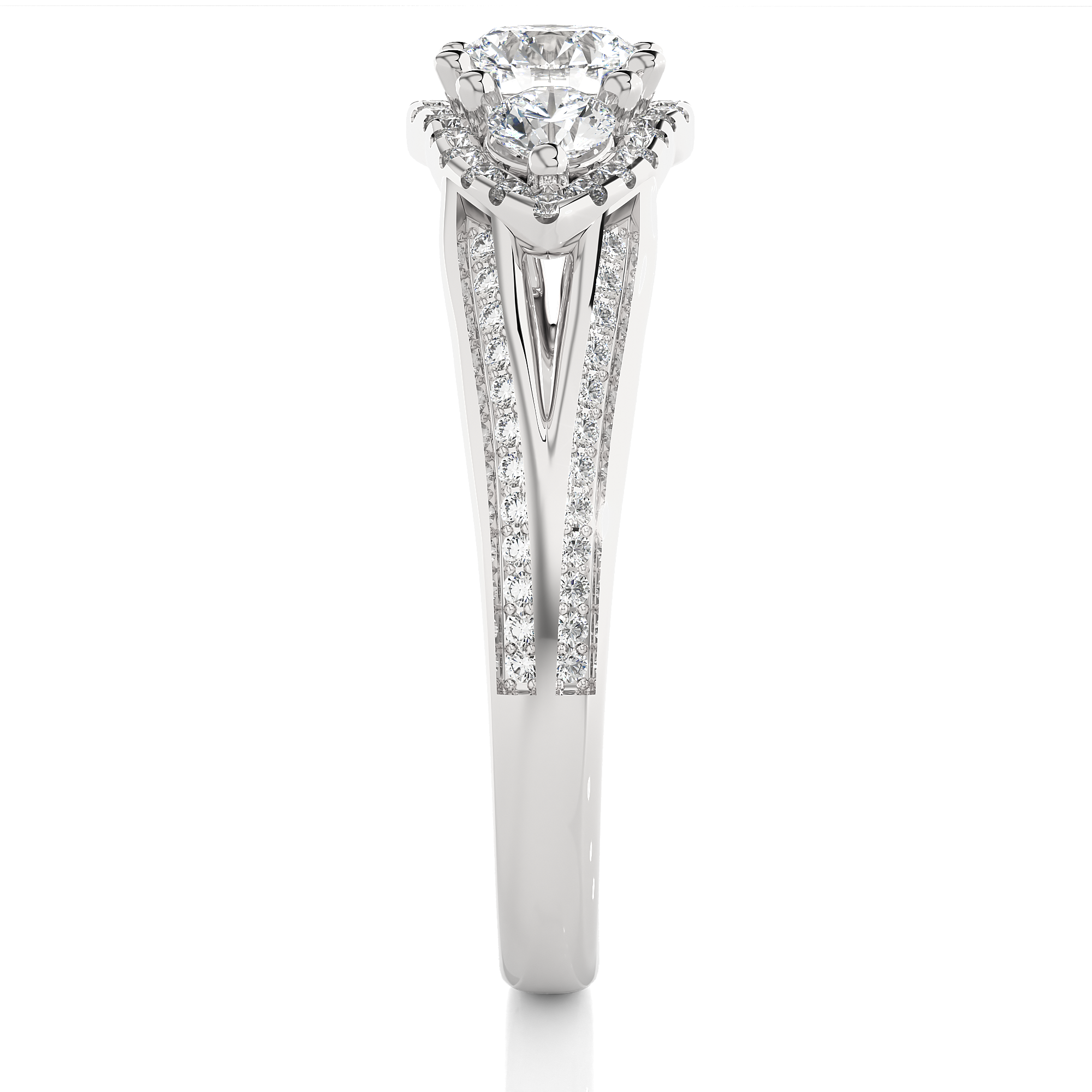 Trinite Solitaire Lab Grown Diamond Ring