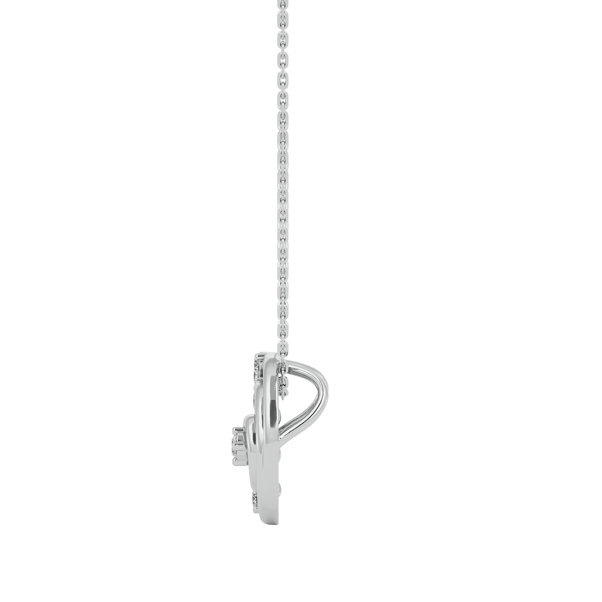 Perla Brillante Charm Lab Grown Diamond Pendant